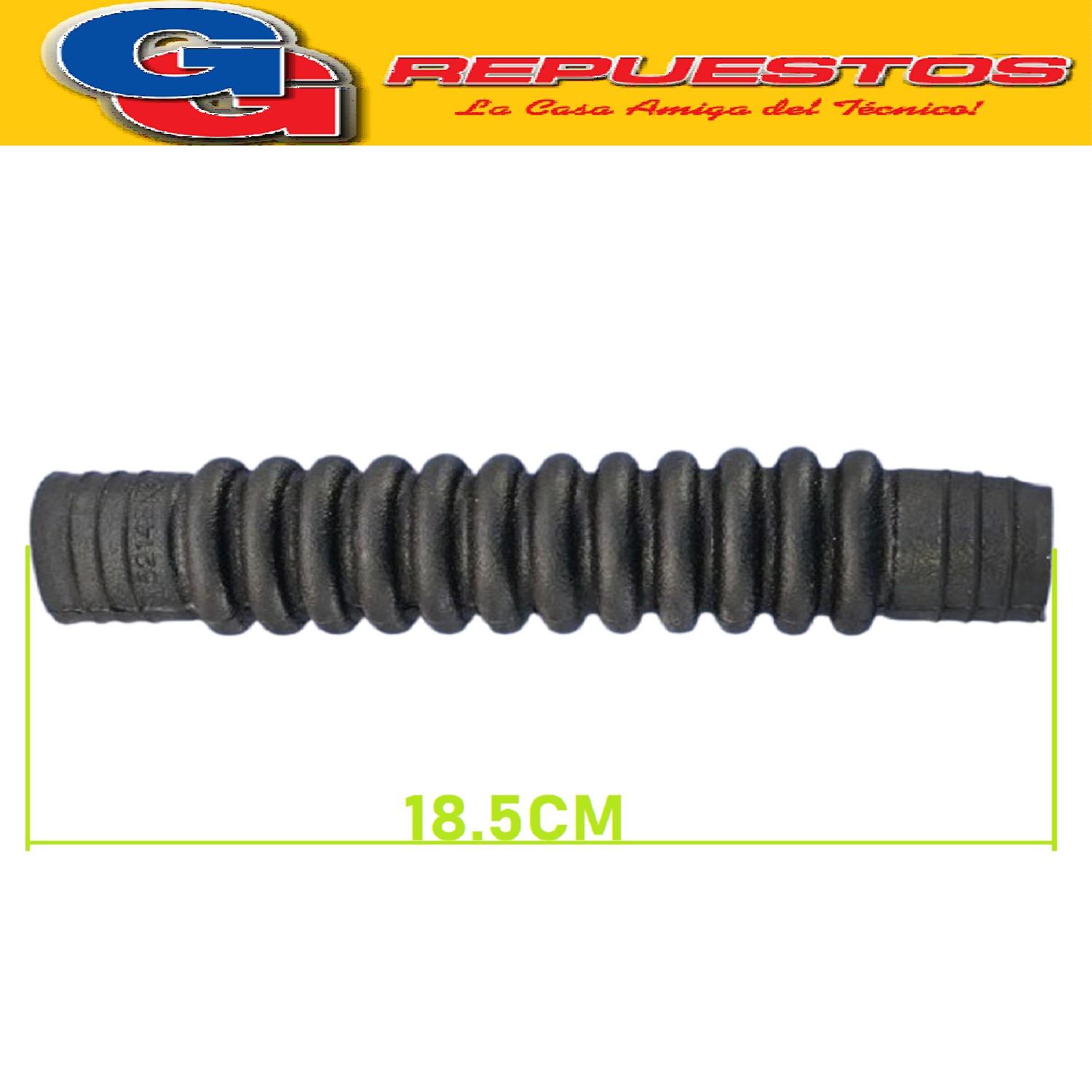 CODO DE SALIDA CUBA / BOMBA COMPATIBLE CON LG CARGA SUPERIOR CORTO LARGO 18.5CM TOTAL / 12 LOMOS
DIAMETRO DE BOCA 28MM