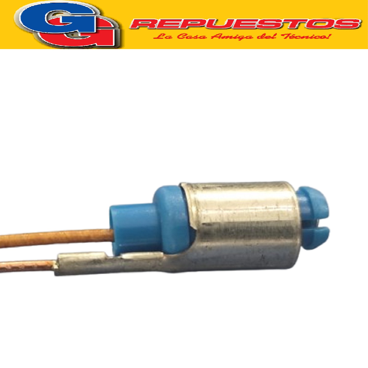 TERMOCUPLA COAXIAL COCINA 250 MM CON PIN  ROSCADA
