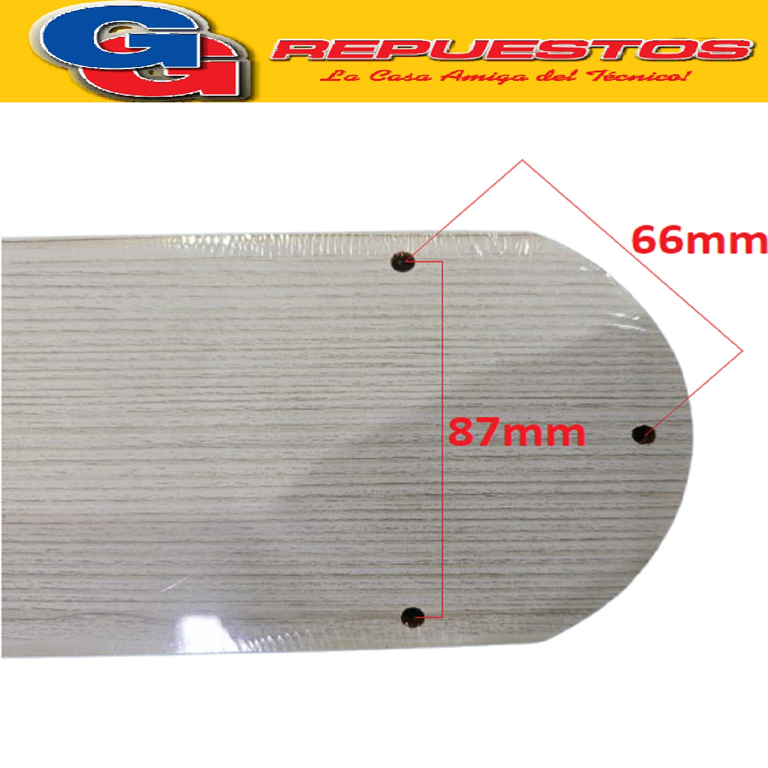 PALA DE MADERA BLANCO VINTAGE/NEGRO LISO VTHM415-S PARA VENT ILADOR DE TECHO LILIANA COMPATIBLE CON LOS MODELOS VTHM415 / VTHM415R / VTHM415 / VTHM415R 
VIENE X5 PALAS Insumo compuesto x 5 unidades (DE UN LADO BLANCO Y DEL OTRO NEGRO) HELICE