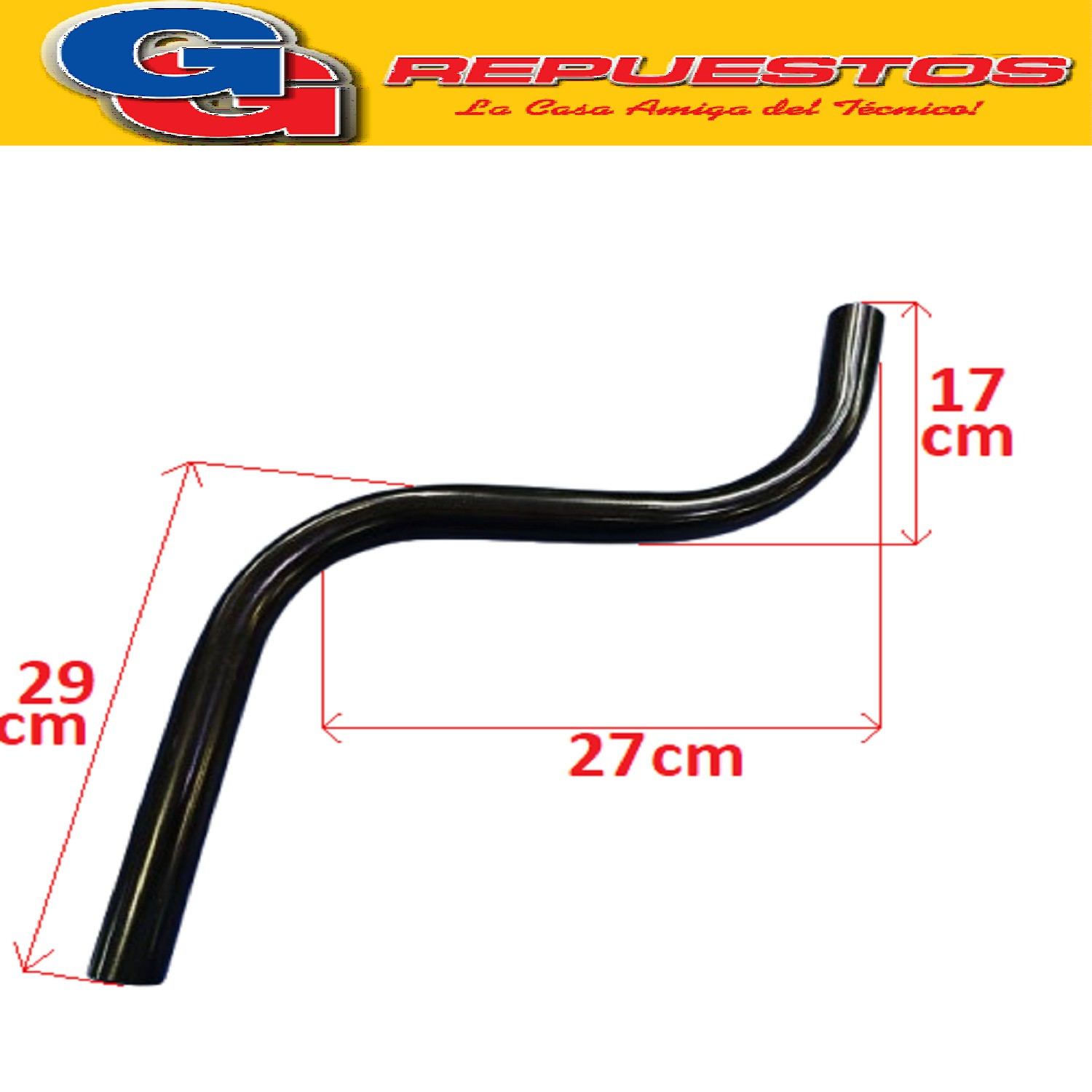 CAÑO NEGRO EN  S  PARA PARED VENTILADOR INDUSTRIAL LILIANA COMPATIBLE CON LOS MODELOS VWI32 / VWIT32 / DBPAR32 / VWI32CB