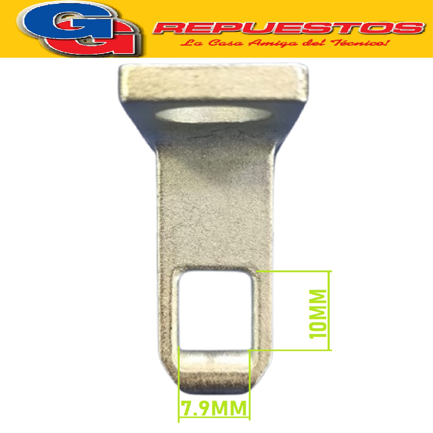 GANCHO / TRABA BLOCA SECARROPAS ELECTROLUX- RANSER (PESTILLO NARIZ PICAPORTE / TRABA
METALICA ORIGINAL) 4452319-PS11766033-AP6031188 (ELECTROLUX-FRIGIDAIRE)