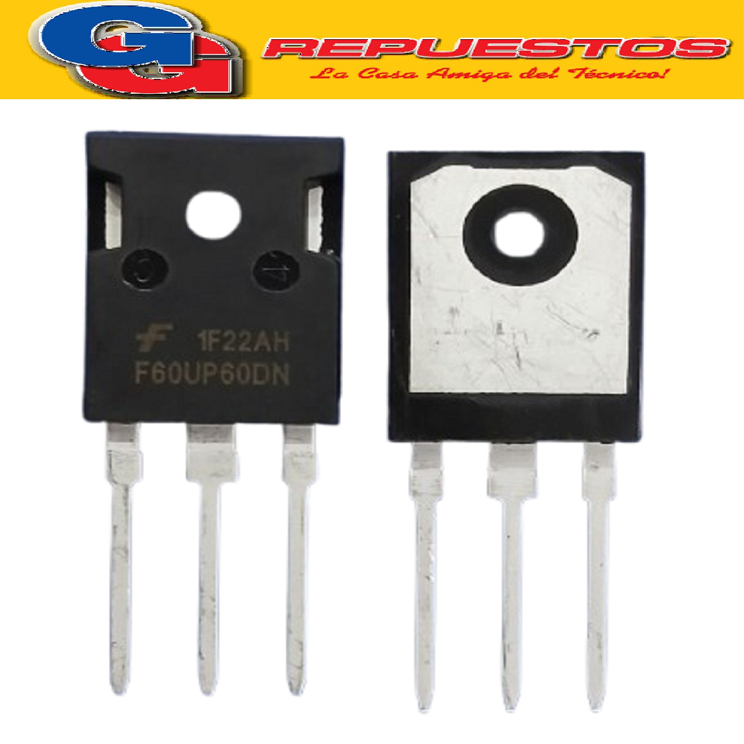 F60UP60DN DIODO ULTRA FAST 60A 600V (3P)F60UP60DN