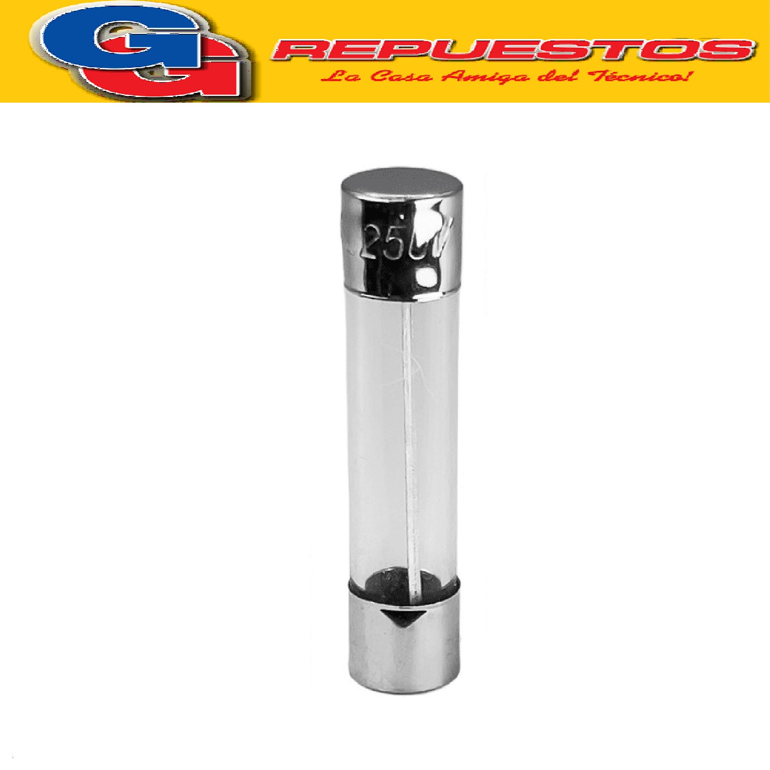 FUSIBLE DE VIDRIO 5X20 250V 20A