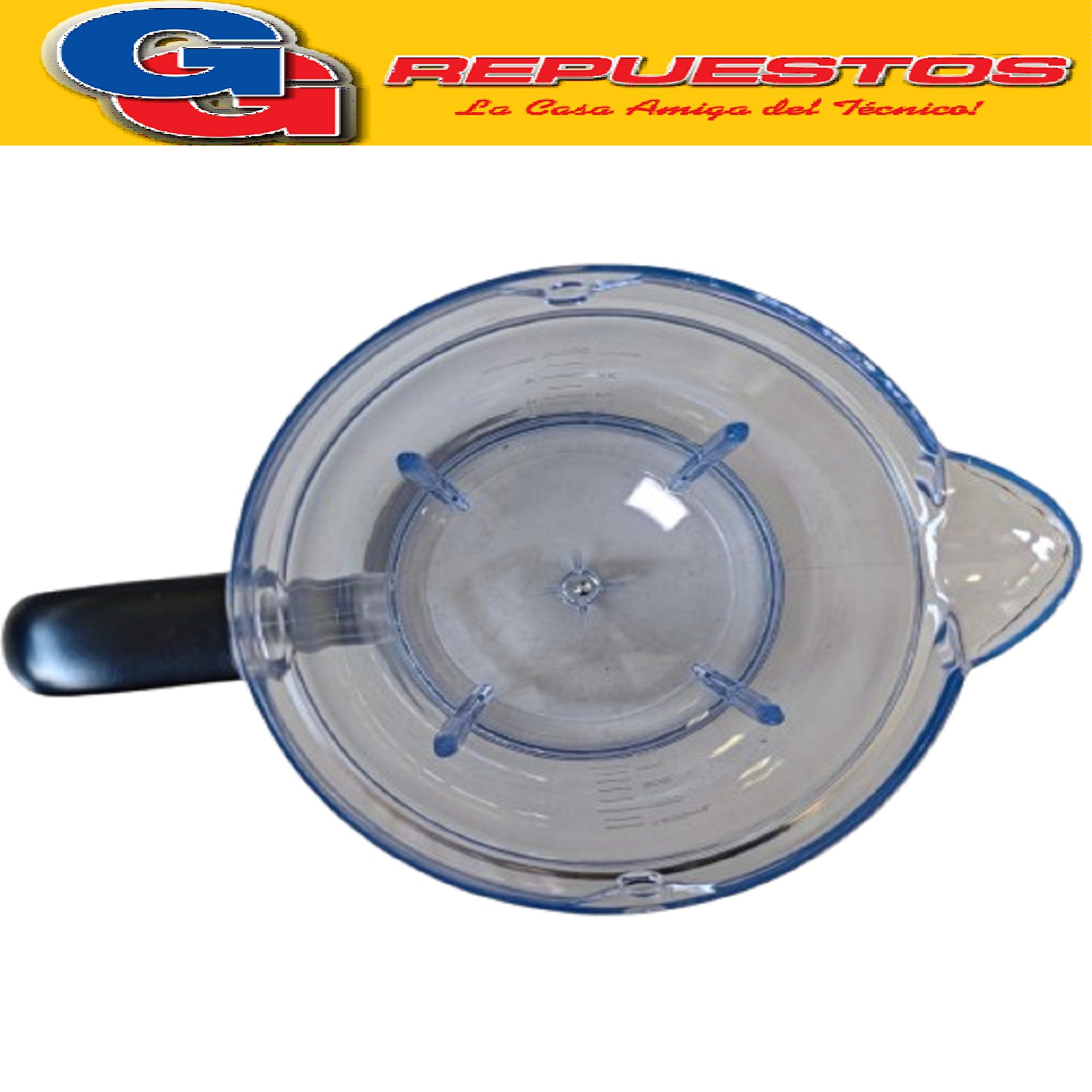 VASO TAZA PROCESADORA PICADOR LILIANA MIXAPIC COMPATIBLE CON LOS MODELOS AM911 / AM312 BOLS CHOPPER