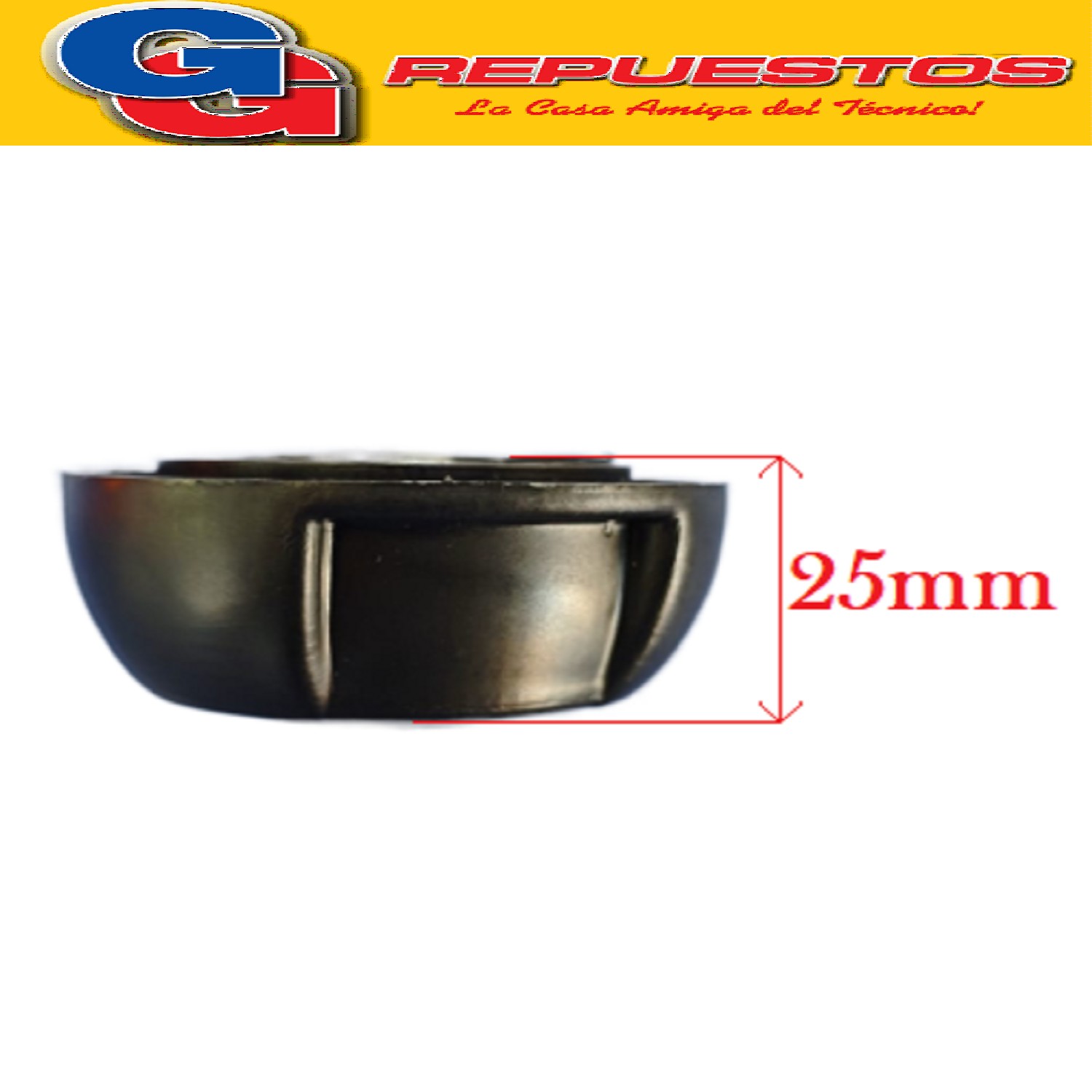 TUERCA COLOR NEGRO PARA VENTILADOR TURBO LILIANA COMPATIBLE  CON LOS MODELOS VTF20P / VTF18P / VTF16P / TFWB20P / TFWB18P / CHWB02 / MITF18 / PATF20P / SHTF20P / BOTF20N / ADTF18P / MOTF20 / TVRC18 ROSCA DERECHA DIAMETRO 30MM