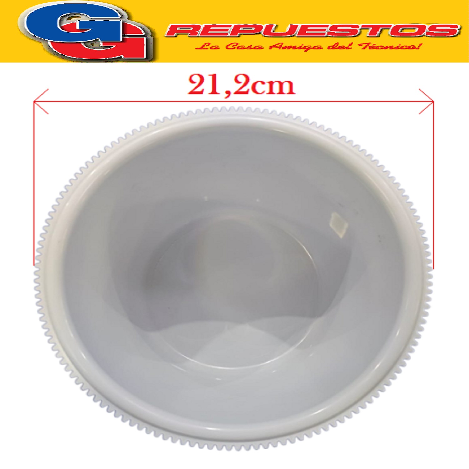 BOWL BLANCO DE BATIDORA PLANETARIA GIRAMIX COMPATIBLE CON LOS MODELOS AB102 / MX1003-AR / SMA10 BOLS