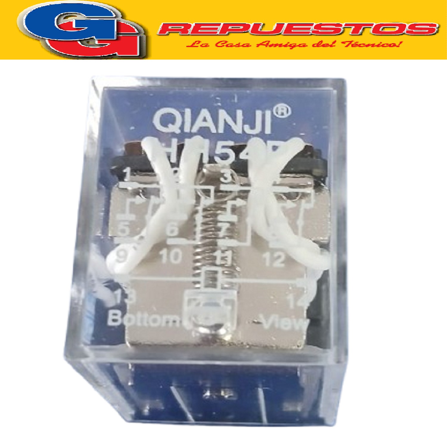 RELAY BOBINA DE CORRIENTE ALTERNA 24VAC 5A 250V 4 INV