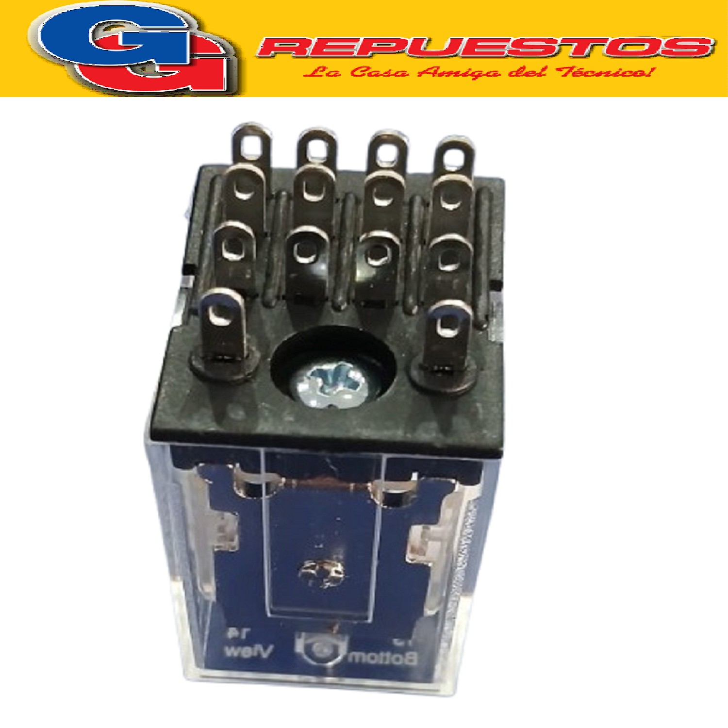 RELAY BOBINA DE CORRIENTE ALTERNA 24VAC 5A 250V 4 INV