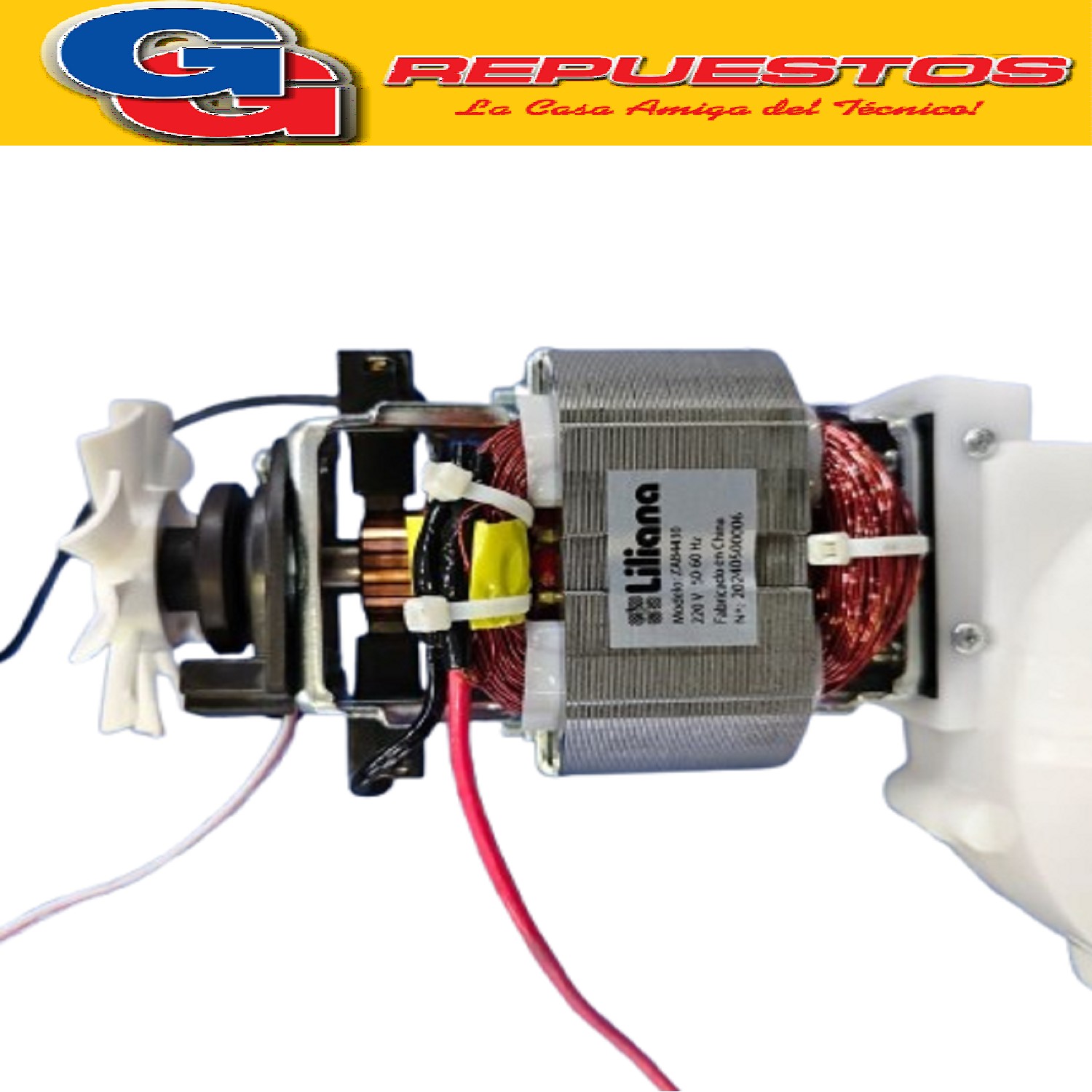 MOTOR CON CAJA DE ENGRANAJES PARA BATIDORA PLANETARIA LILIANA PARA EL MODELO AB914N MODELO DE MOTOR ZAB4430 220V 50-60Hz ZZAB4430