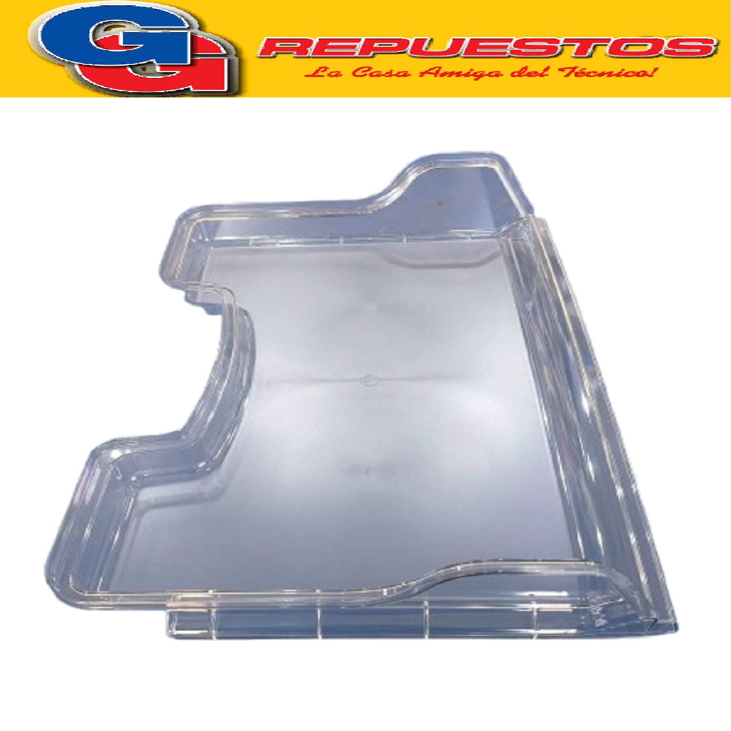 BANDEJA / ESTANTE SUPERIOR PARA HELADERA WHIRLPOOL WRM39D1 - WRM39D2-WRM39K2-WRM39X1-WRM42D1-WRM42D2-
WRM42K2-WRM42X1 (REJILLA REFRIGERADOR ORIGINAL)
MEDIDAS: 50CM X 38CM X 11CM
MEDIDAS: 500MM X 380MM X 110MM
