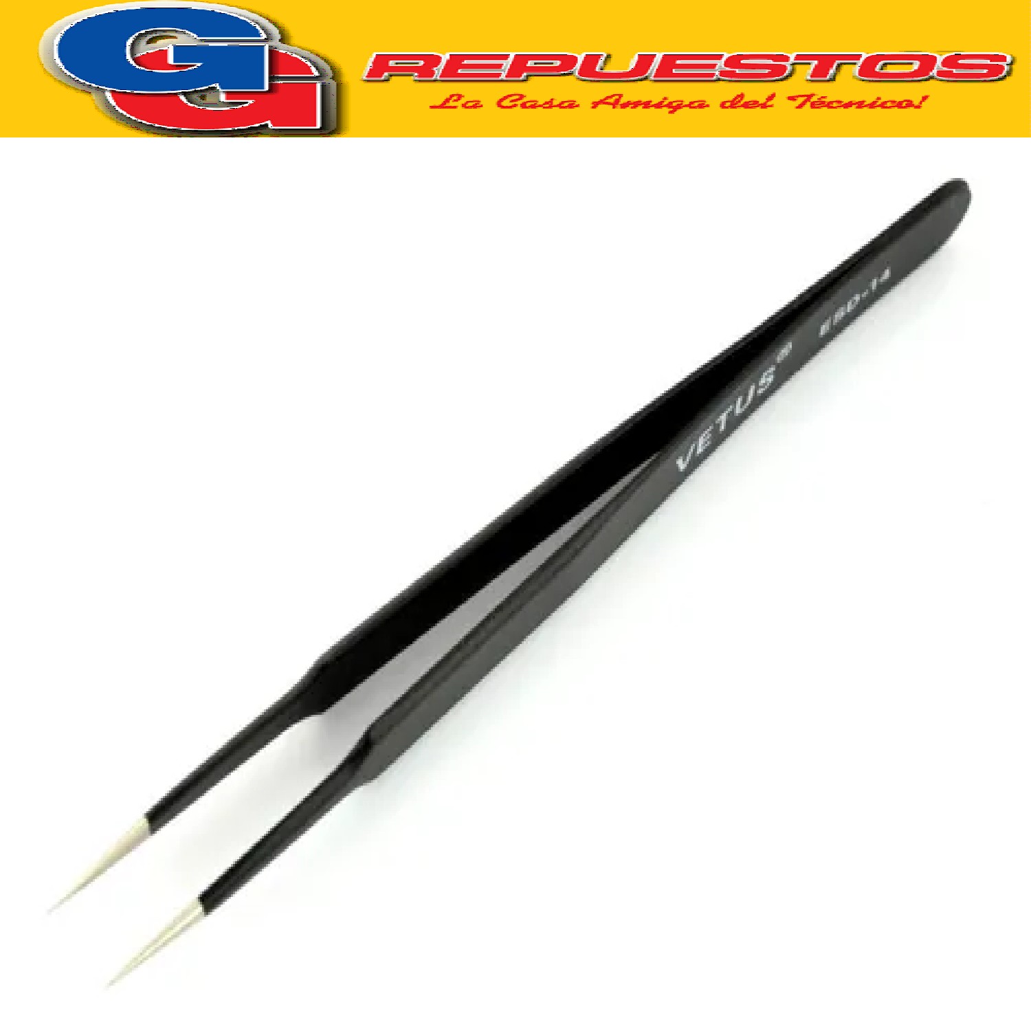 BRUSELA PINZA DE PRECISION  PARA ELECTRONICA Y CELULARES   Esd-14