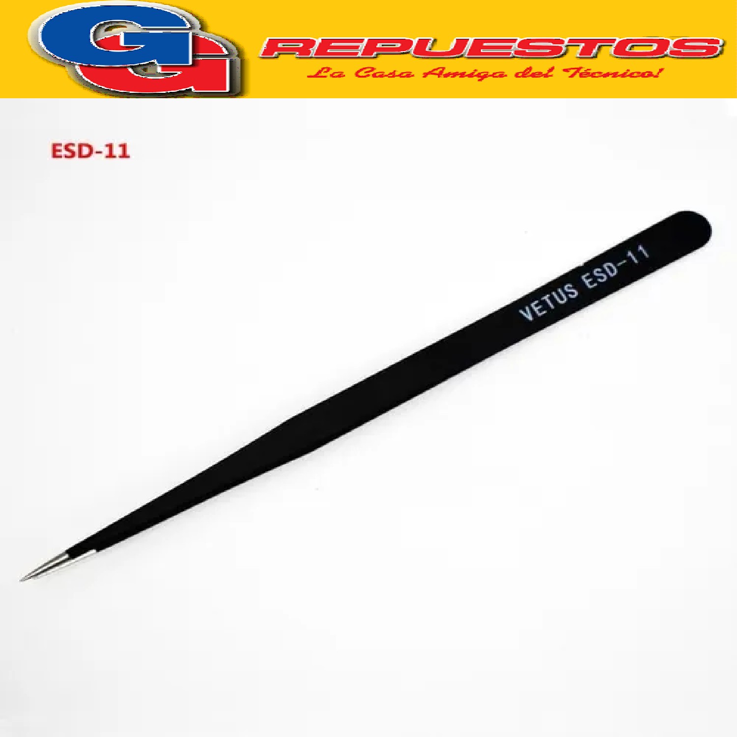 BRUSELA PINZA DE PRECISION  PARA ELECTRONICA CELULARES  Esd-11