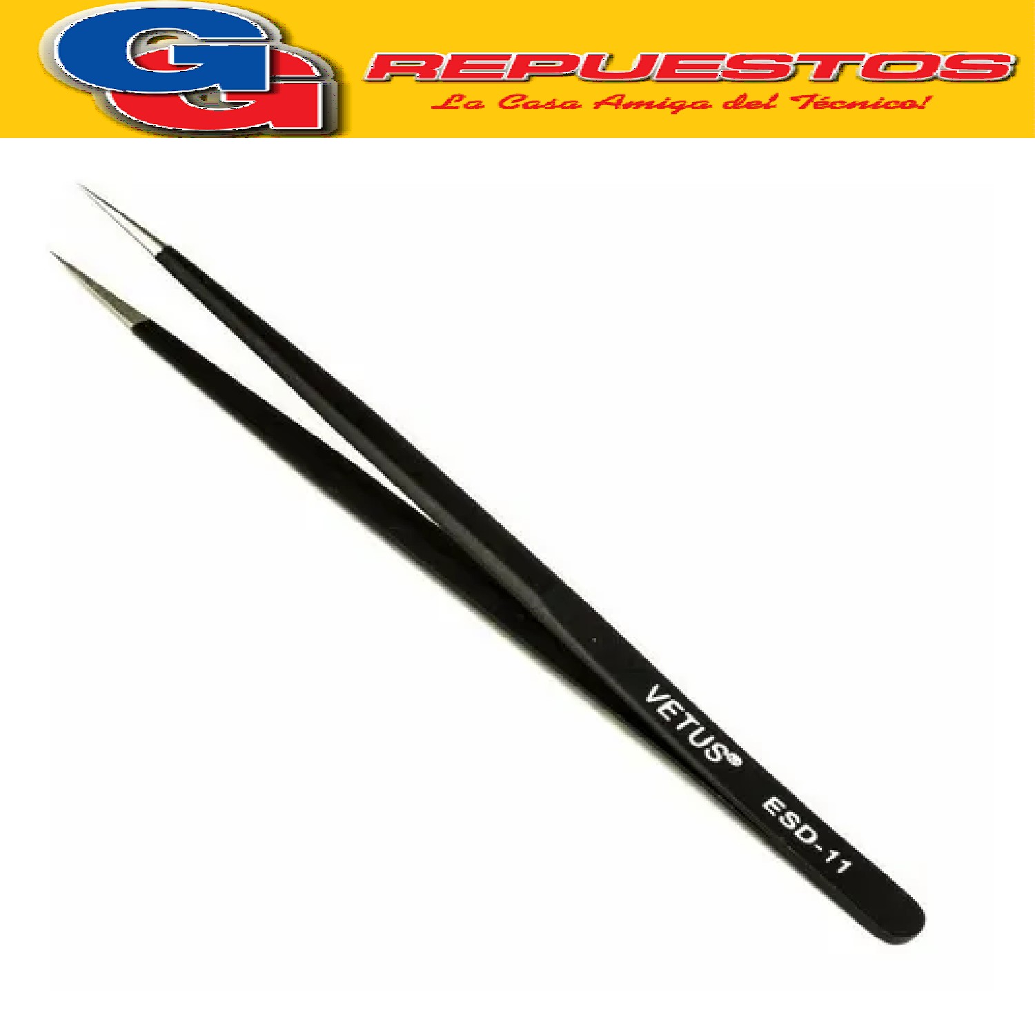 BRUSELA PINZA DE PRECISION  PARA ELECTRONICA CELULARES  Esd-11