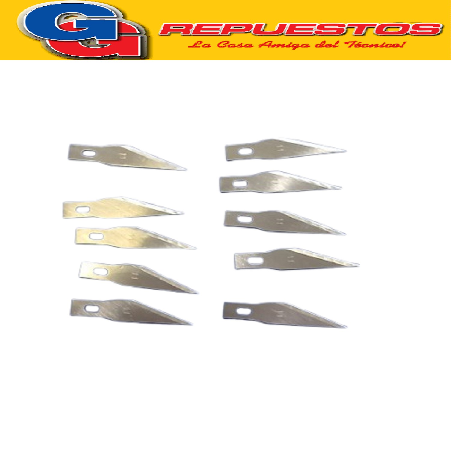 CUTTER BISTURI TRINCHETA PRECISION CON 10 CUCHILLA DE  REPUE STO