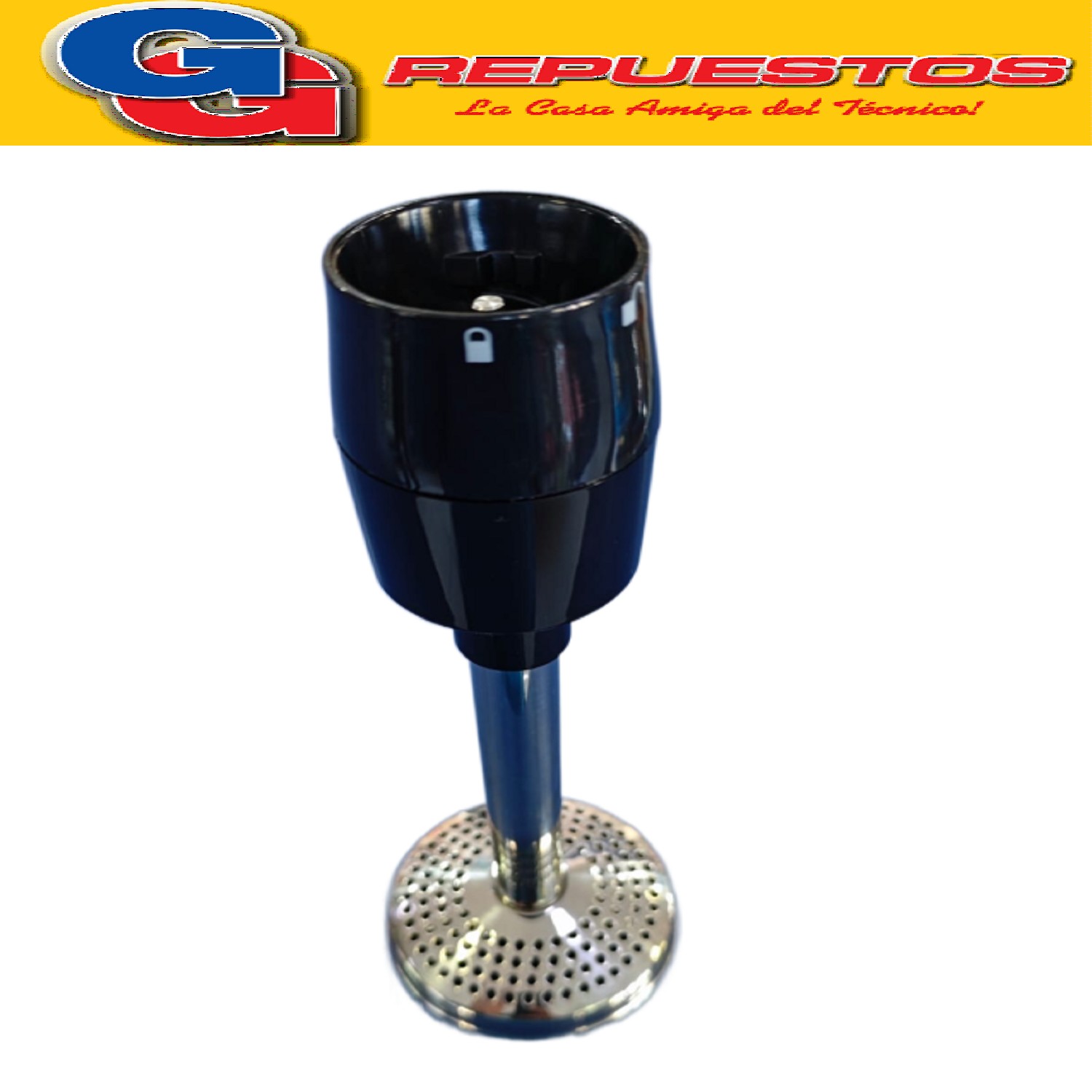 ACCESORIO PISAPAPA METALICO NEGRO PARA MULTIPROCESADORA MIXER MINIPIMER LILIANA COMPATIBLE CON LOS MODELOS AM469 / AH730