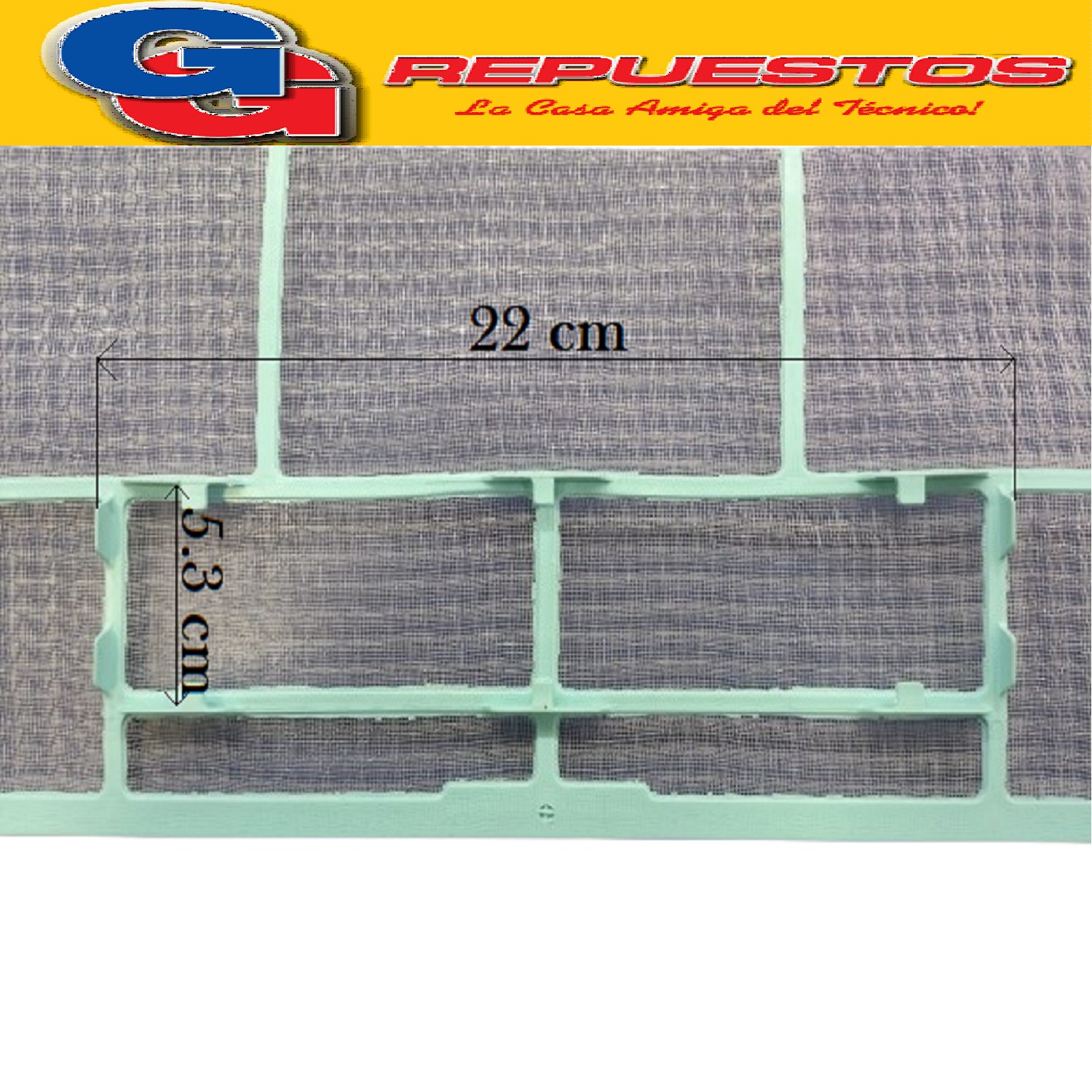 FILTRO SIMPLE AIRE ACONDICIONADO SPLIT 40 X 37.5
