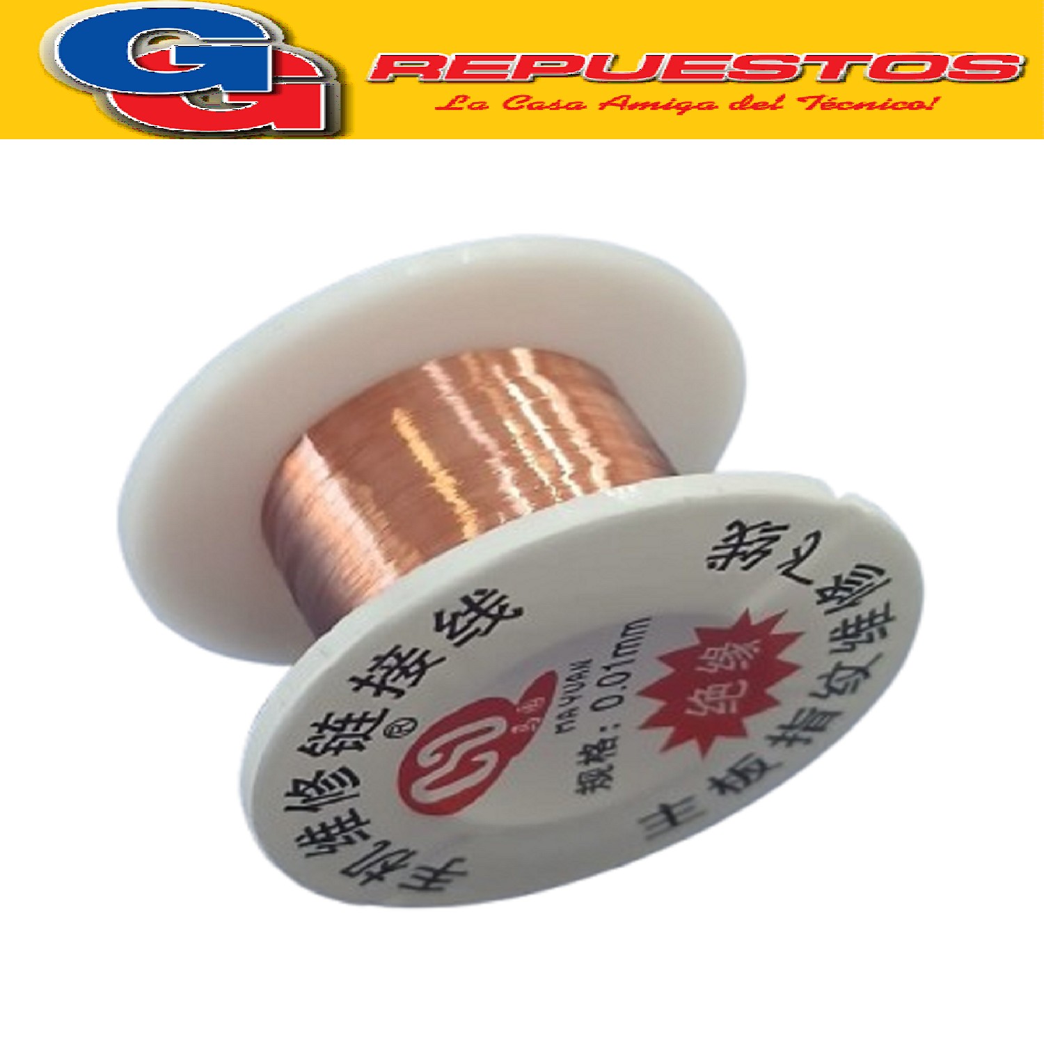 CABLE JUMP EXTRA FINO 0.02mm 50m PARA REPRACION DE PISTAS Y PUENTES EN PLACAS ELECTRONICAS