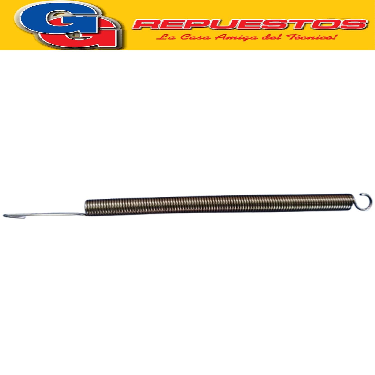 RESORTE IZQUIERDO PARA HORNO ELECTRICO LILANA COMPATIBLE CON LOS MODELOS AO946 / AO146 / TO3000-AR / TO4500-AR / AO132 / AO146-Avon / AO145V / AO138 / AO460 / AO320 / AO320-Avon LARGO TOTAL 14.3CM DIAMETRO 8MM DIAMETRO