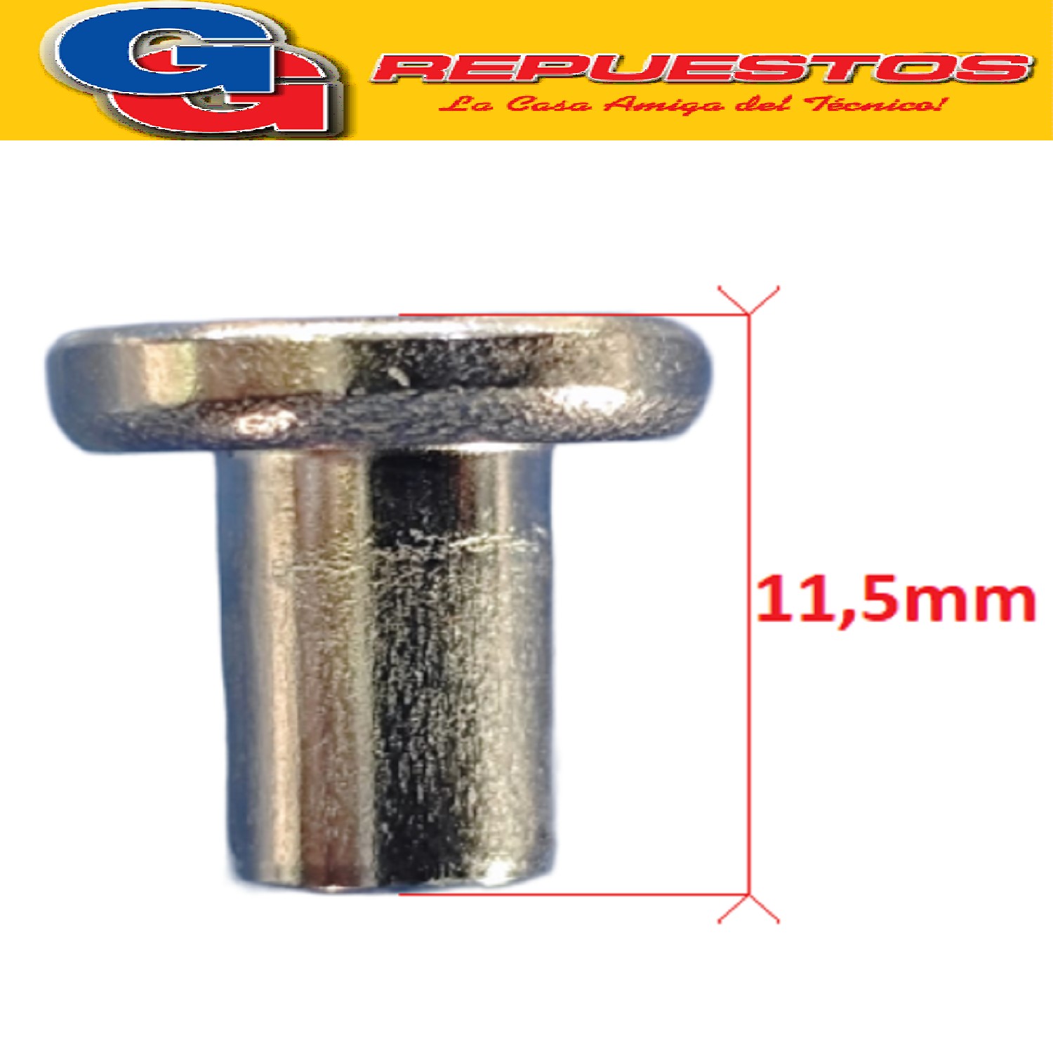 BUJE METALICO PARA BISAGRA DE HORNO ELECTRICO LILIANA COMPATIBLE CON LOS MODELOS AO960 / AO952 / AO946 / AO970 / AO146 / AO160 / TO3000-AR / TO4500-AR / TO6000-AR / TO7000-AR / AO132 / AO170 / AO146-Avon / AO160-Avon / AO145V / AO138 / AO152 / AO600
