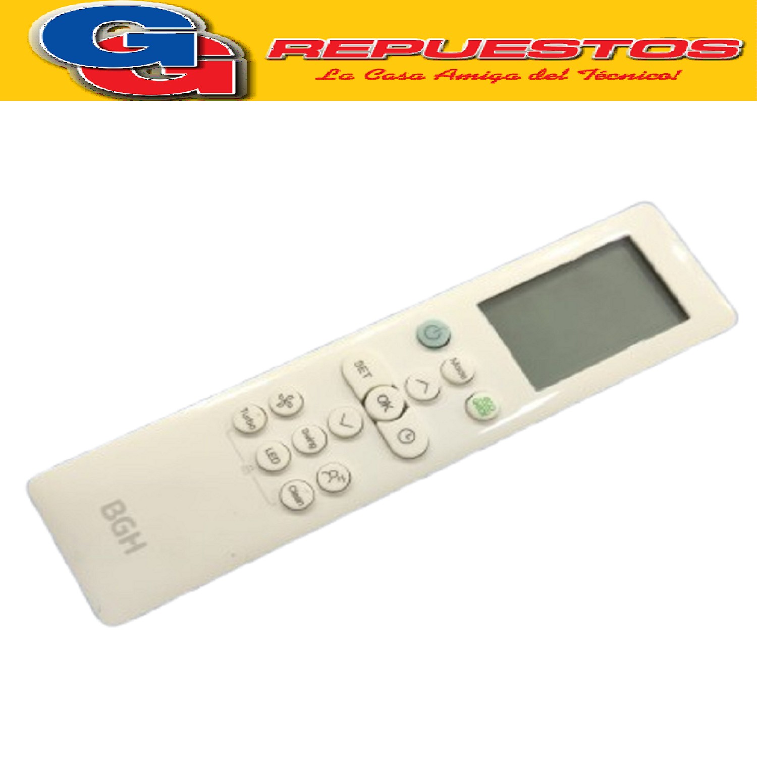 CONTROL REMOTO AIRE ACONDICONADO BGH RG10A(E2S)/BGEF