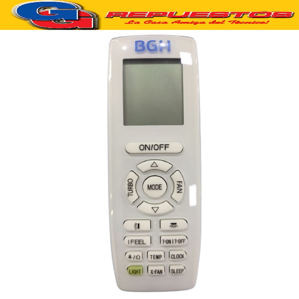 CONTROL REMOTO AIRE ACONDICIOANADO BGH
