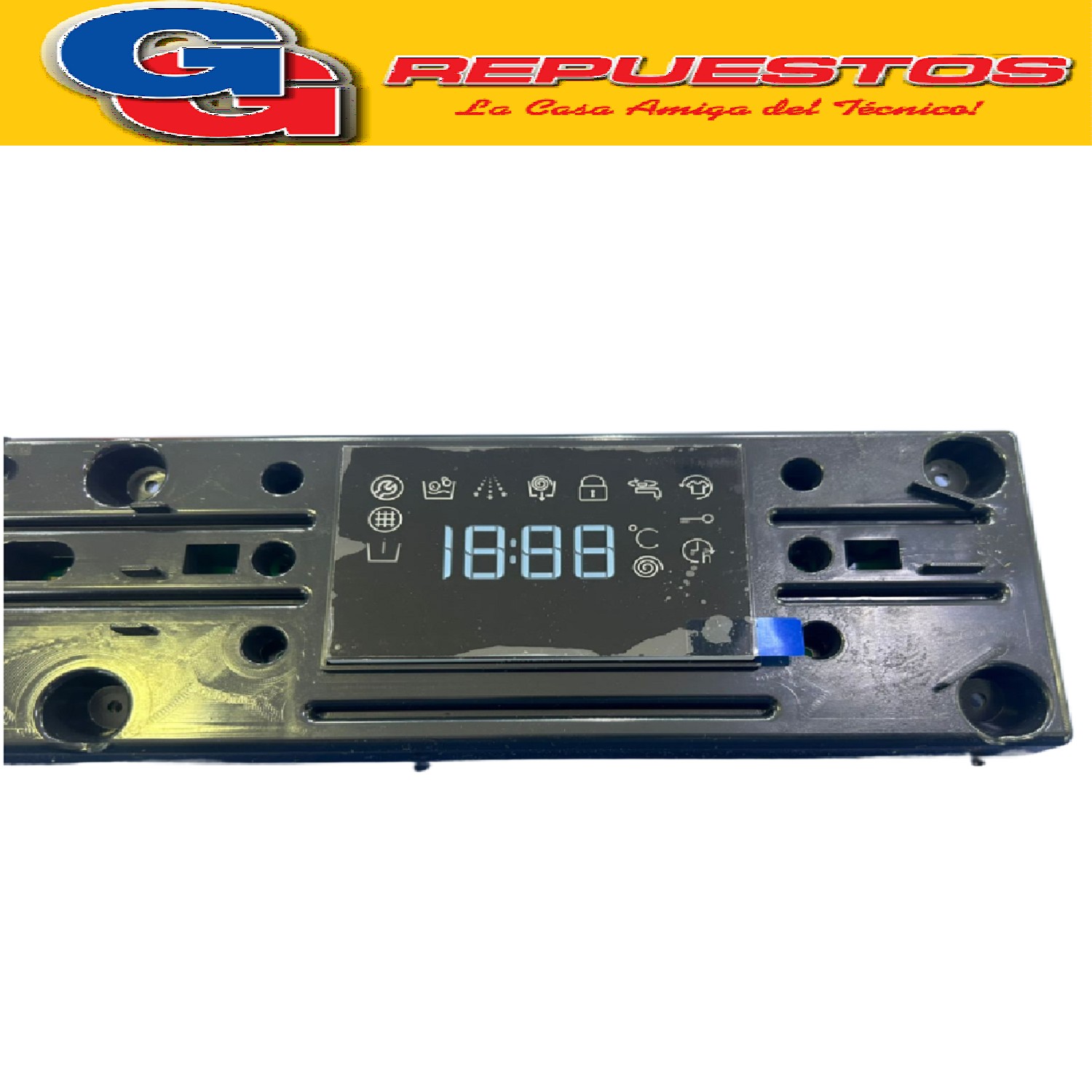 PLAQUETA GRABADA INTERFACE PARA LAVARROPAS WHIRLPOOL WLF75AB (PLACA DE MANDOS ORIGINAL) Cod.Origen:
326081317 (WHIRLPOOL) PLACA INTERFACE GRABADA WLF75AB