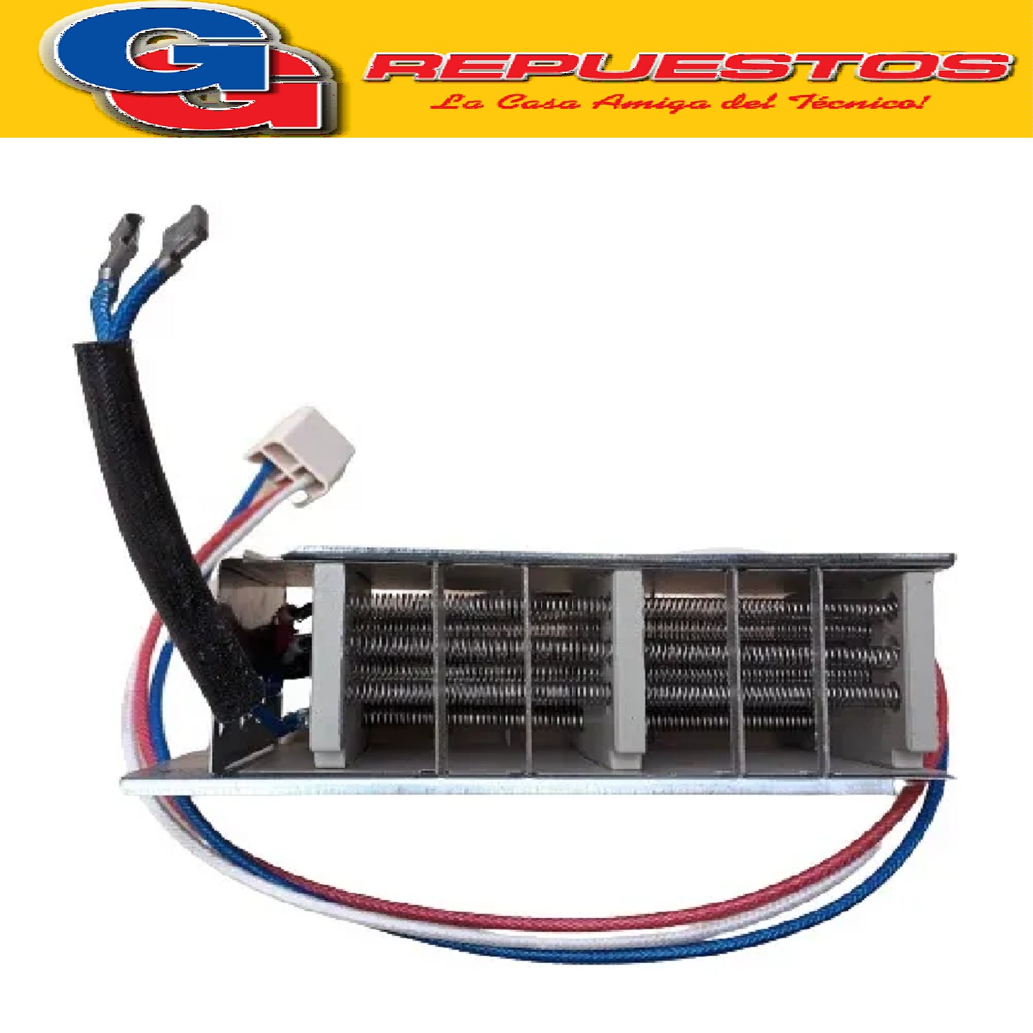 RESISTENCIA 2750W SECARROPAS GAFA ADVANCED DR2003 6KG  (RESI STEN CIA SECADORA DE ROPA AIRE CALIENTE ORIG.) Cod.Origen:
70000183 (GAFA) 000181211000015855 / 17791758181218 /Discontinuado
SDR000331-SDR000330 (FAGOR)
C00085333-C00089747 (INDESIT)
13784.01-1378401 (MEA)
13784.01-1378401-13786.02-1378602 (SILTAL)
482000027670-488000089747 (WHIRLPOOL)
Tech Notes: Watt 2500 2750 Volt 220 230
Produttore: FRIMETAL S.A (Importador) Battley y Ordoñez 3434 (3000)
Fabricado en Chile IPX4