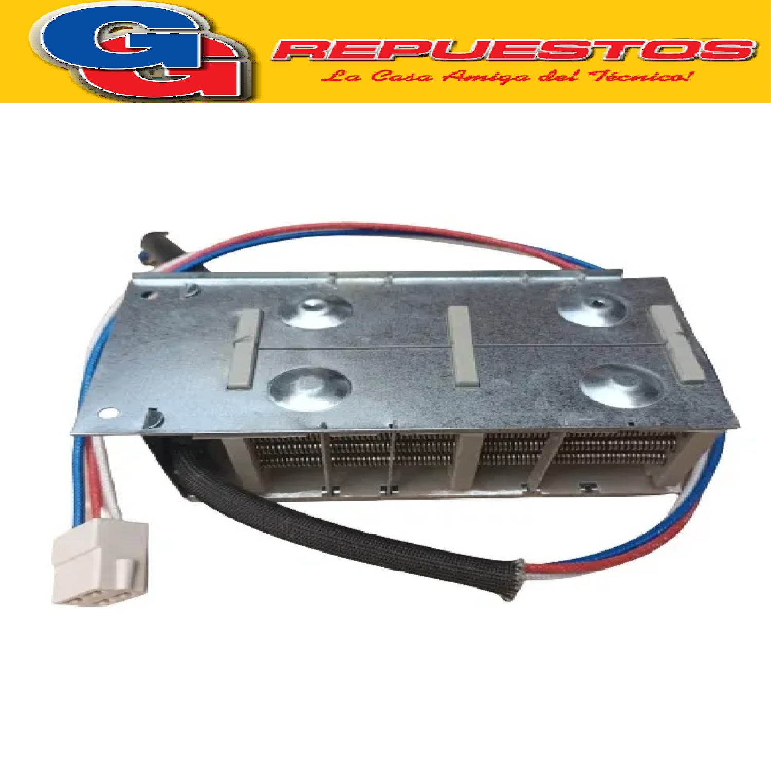 RESISTENCIA 2750W SECARROPAS GAFA ADVANCED DR2003 6KG  (RESI STEN CIA SECADORA DE ROPA AIRE CALIENTE ORIG.) Cod.Origen:
70000183 (GAFA) 000181211000015855 / 17791758181218 /Discontinuado
SDR000331-SDR000330 (FAGOR)
C00085333-C00089747 (INDESIT)
13784.01-1378401 (MEA)
13784.01-1378401-13786.02-1378602 (SILTAL)
482000027670-488000089747 (WHIRLPOOL)
Tech Notes: Watt 2500 2750 Volt 220 230
Produttore: FRIMETAL S.A (Importador) Battley y Ordoñez 3434 (3000)
Fabricado en Chile IPX4