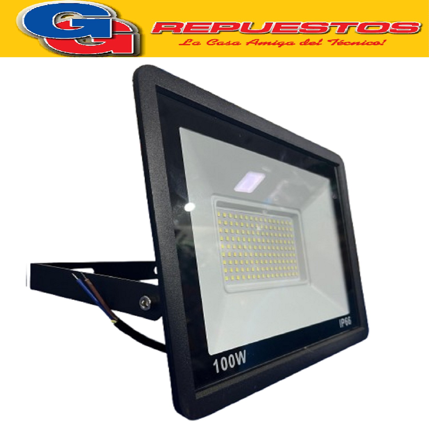 REFLECTOR LED BLANCO FRIO 100W IP66