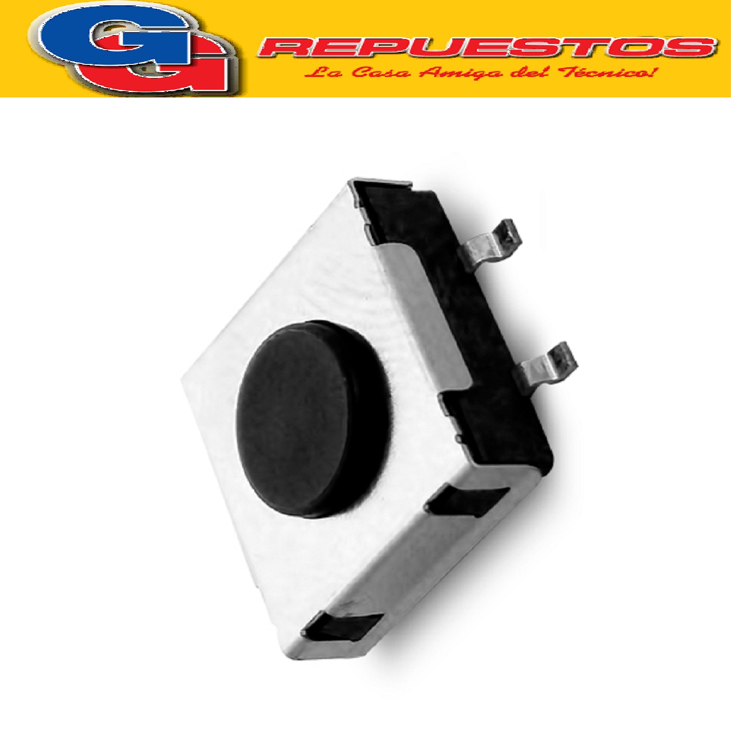 MICROSWITCH SMD DTSMW-21N-Q-T/R (12 X 12 X 4MM) 4 CONTACTOS