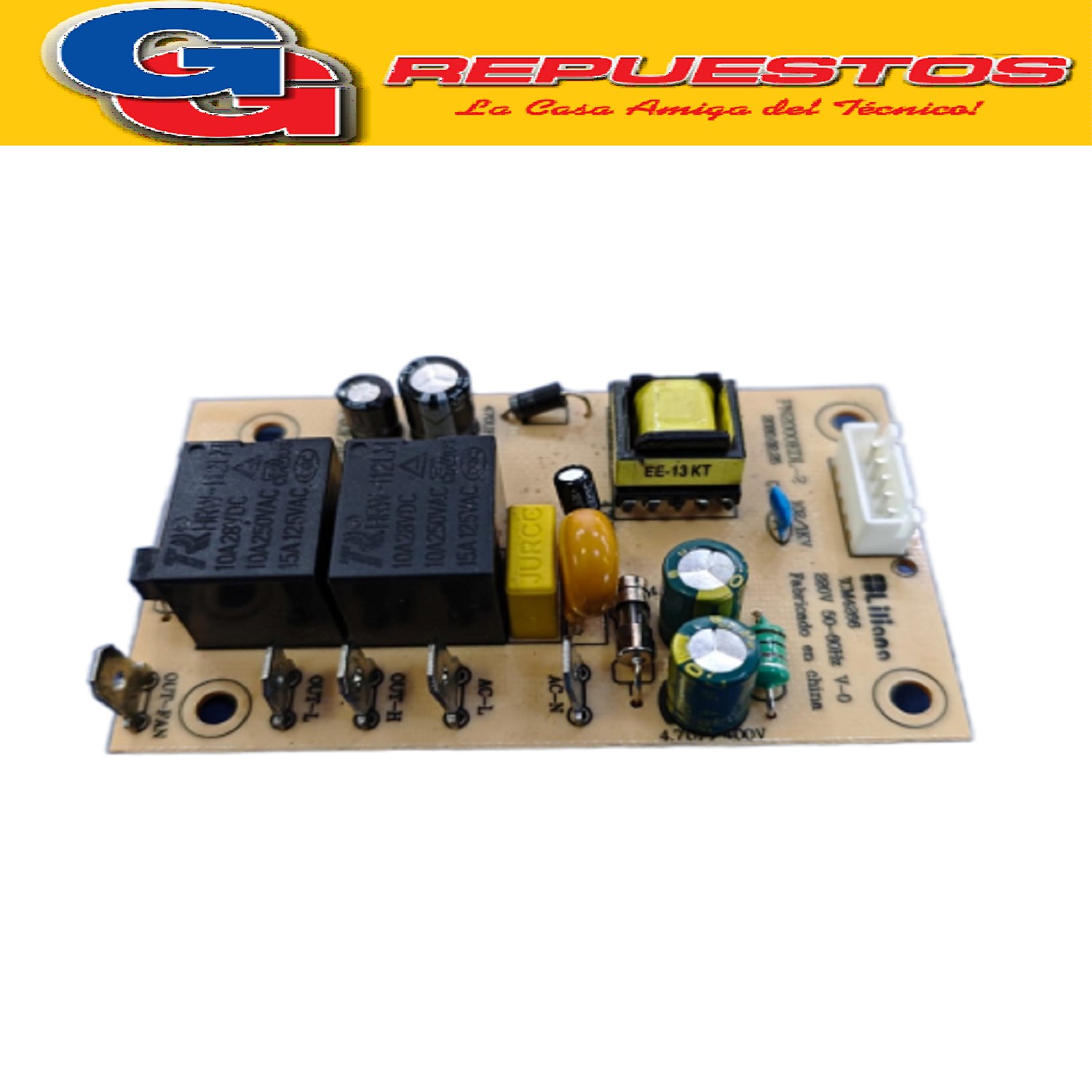 PLAQUETA DE POTENCIA PARA TURBOCALEFACTOR TIPO SPLIT AUTOHOT MARCA LILIANA COMPATIBLE CON LOS MODELOS CWD910 / TCV120 ZZCM4266
