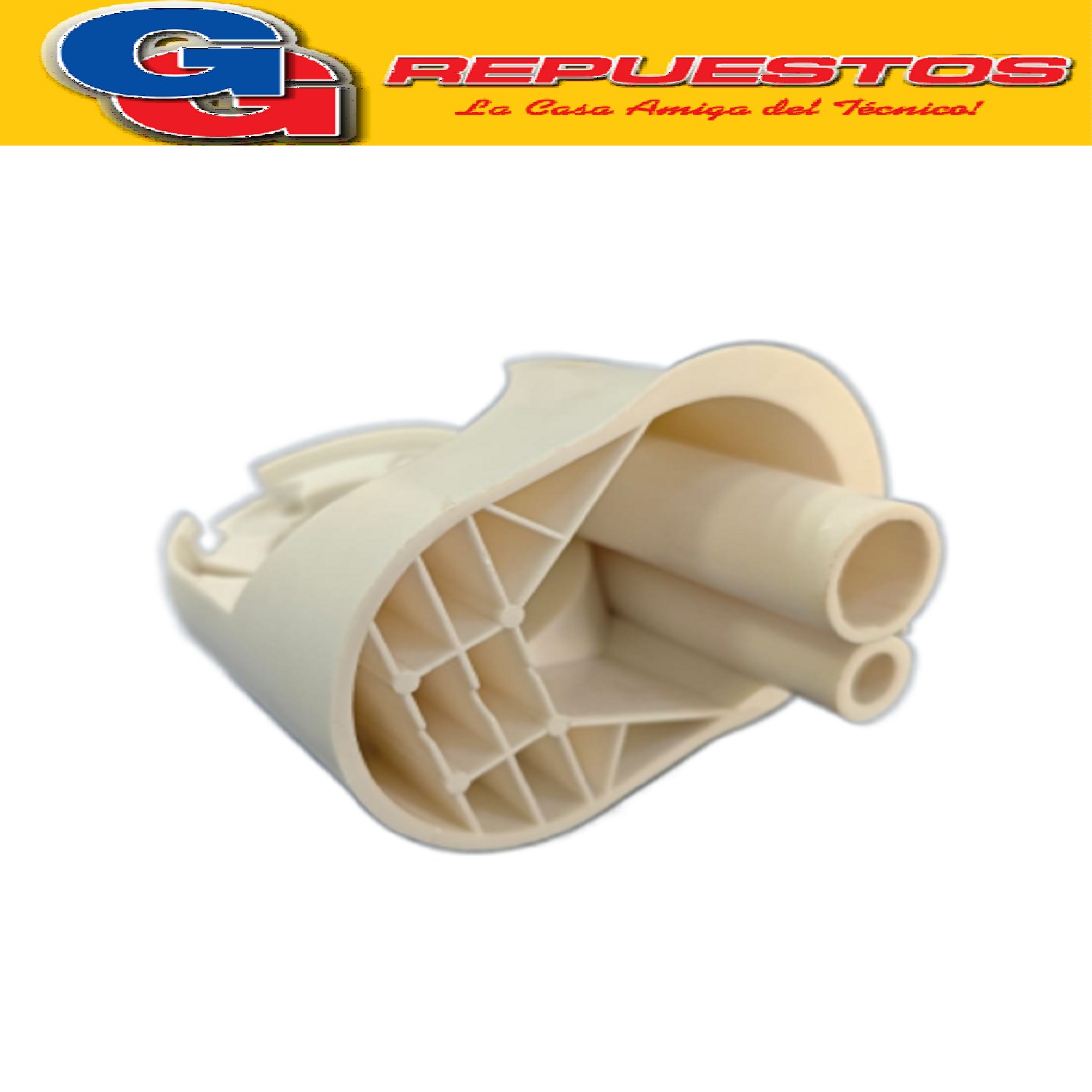CODO PLASTICO BLANCO PARA VENTILADOR LILIANA COMPATIBLE CON  LOS MODELOS  VP16M / VP16D ZZLA4997