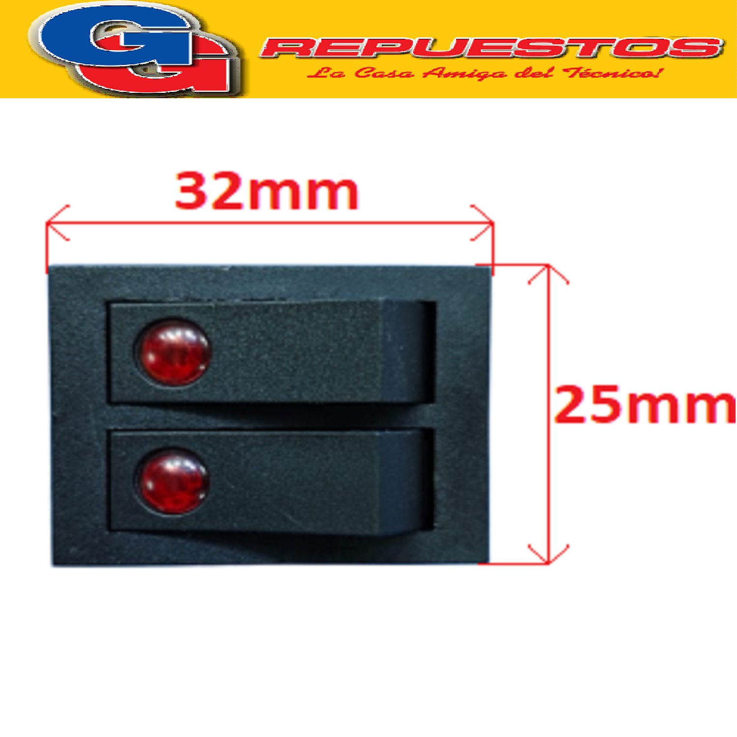 LLAVE INTERRUPTOR DOBLE CON LUZ RK1-23 PARA CONVECTOR TURBOCALEFACTOR ESTUFAS LILIANA COMPATIBLE CON LOS MODELOS CFB17 / CNN17 / CNG17 / PPV300 / TCV100 / C-DB01 / C-TH / CNWB01 / GARCN01 / PVWB02 / CNWB06 6 CONTACTOS BIPOLAR ZZCI4425