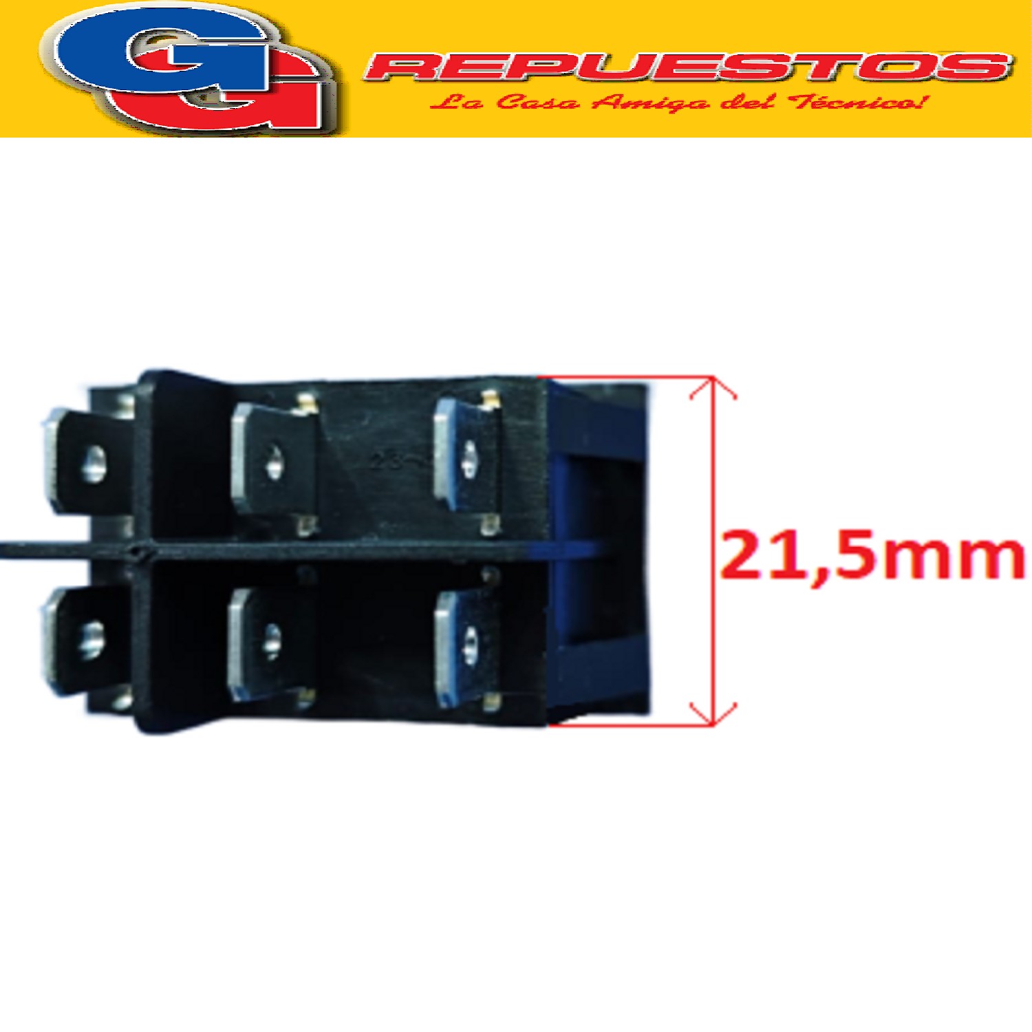 LLAVE INTERRUPTOR DOBLE CON LUZ RK1-23 PARA CONVECTOR TURBOCALEFACTOR ESTUFAS LILIANA COMPATIBLE CON LOS MODELOS CFB17 / CNN17 / CNG17 / PPV300 / TCV100 / C-DB01 / C-TH / CNWB01 / GARCN01 / PVWB02 / CNWB06 6 CONTACTOS BIPOLAR ZZCI4425