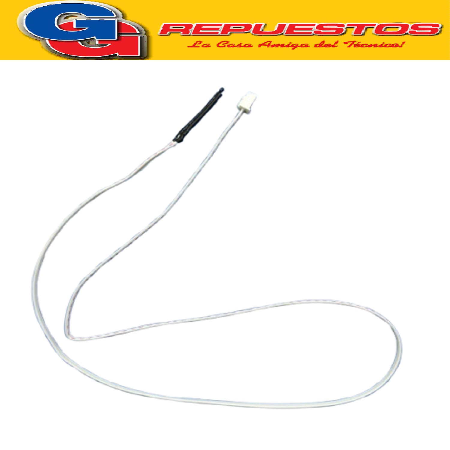 SENSOR DE TEMPERATURA NTC 10K (APROX) PARA CALOVENTOR  TIPO  SPLIT TURBOCALEFACTOR CONVECTOR VARIOS MARCA LILIANA COMPATIBLE CON LOS MODELOS CAL35 / CP727 / CP827 / CH318 / TC20 / TC50 / TF120 / TH100 / CAL40 / CWD900 / CAL50 / TCV110D / CWD920 LARGO DEL CABLE ENTRE 58CM Y 60CM APROXIMADAMENTE ZZCP4968