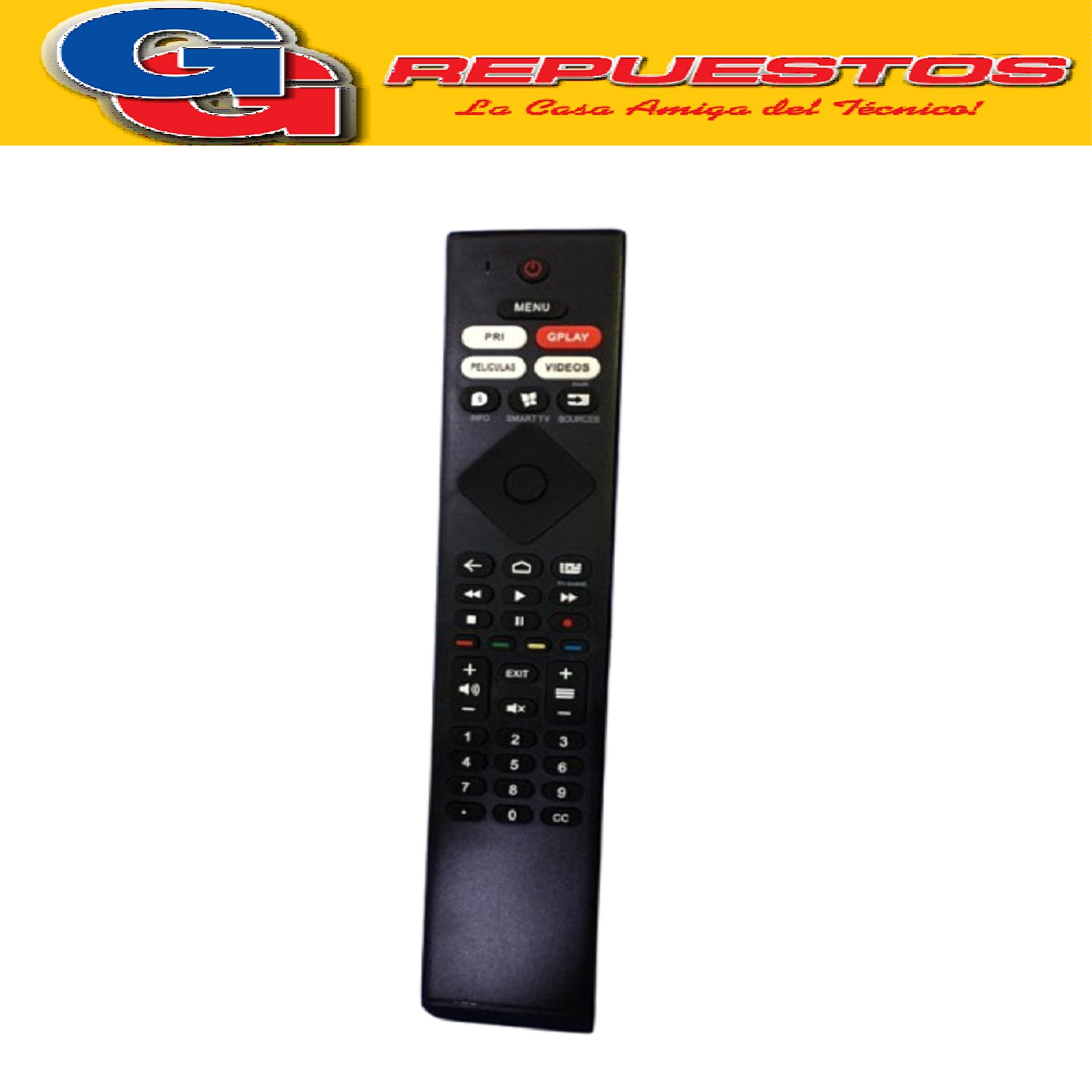 CONTROL REMOTO SMART COMPATIBLE CON PHILIPS