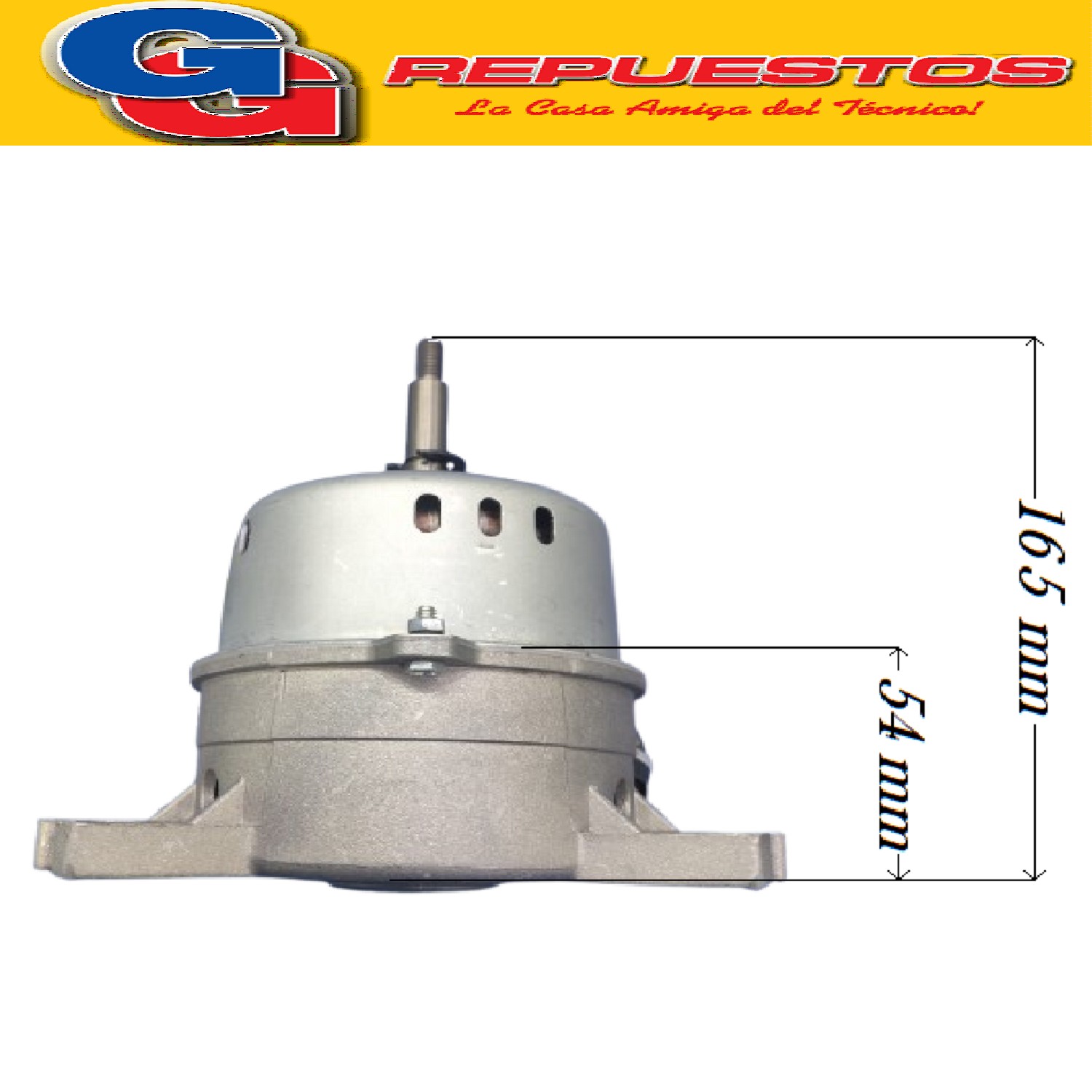 FORZADOR MOTOR CONDENSADOR AIRE ACODICIONADO SPLIT YDK42-6E  4 VELOCIDADES 220-240V 19-37W 6P 0.4-0.47A PF 0.95 EFF 34% LRA 0.44-0.52A S1 SENTIDO DE GIRO ANTIHORARIO