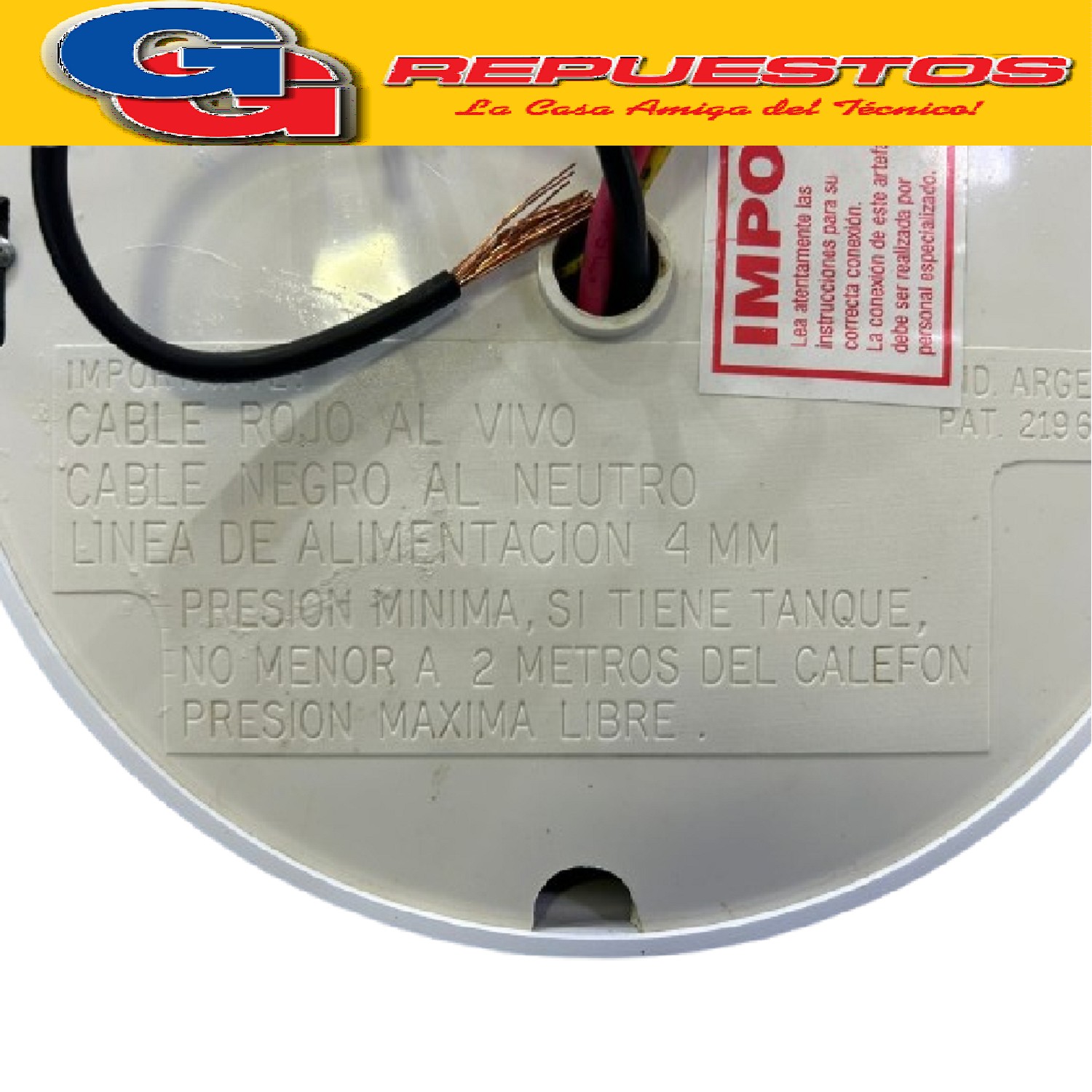 RECAMBIO DE CALEFON ELECTRICO LAVARMIN 3 TEMPERATURAS