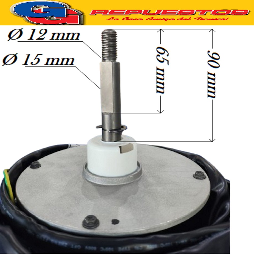 FORZADOR MOTOR CONDESANDOR AIRE ACONDICIONADO SPLIT SW250A Z WK72B500022 CORRIENTE CONTINUA DC 310V 250W 860 RPM 10P CL B IP44 SENTIDO DE GIRO ANTIHORARIO
