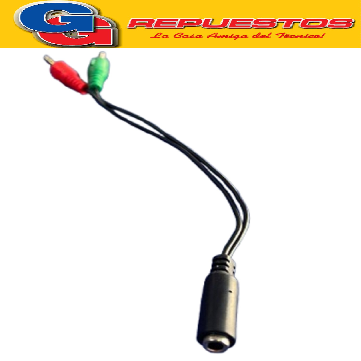 CABLE ADAPTADOR DE 3.5H X2 A MACHO 3.5