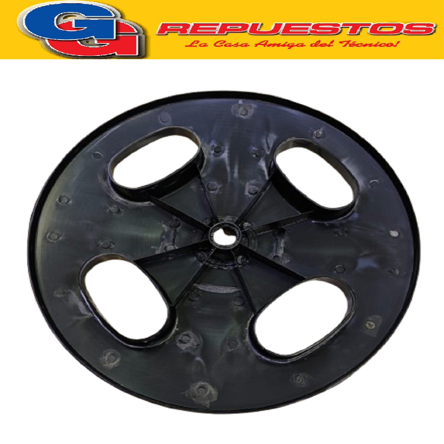 PIE BASE CON PERFORACIONES COLOR NEGRO PARA VENTILADOR LILIANA COMPATIBLE CON LOS MODELOS VPM20 / VPRC20 / VP2014 / VPC2014 / VPRN18 / VPRN20 / VPM2016 / VPCD1616 / VPSG18 / VPSG20 / GAR-20 / NEX20VP / MI20 / MI18 / VP18P / MI18PM / PAVP18PP / PAVP20 ZZVP1370