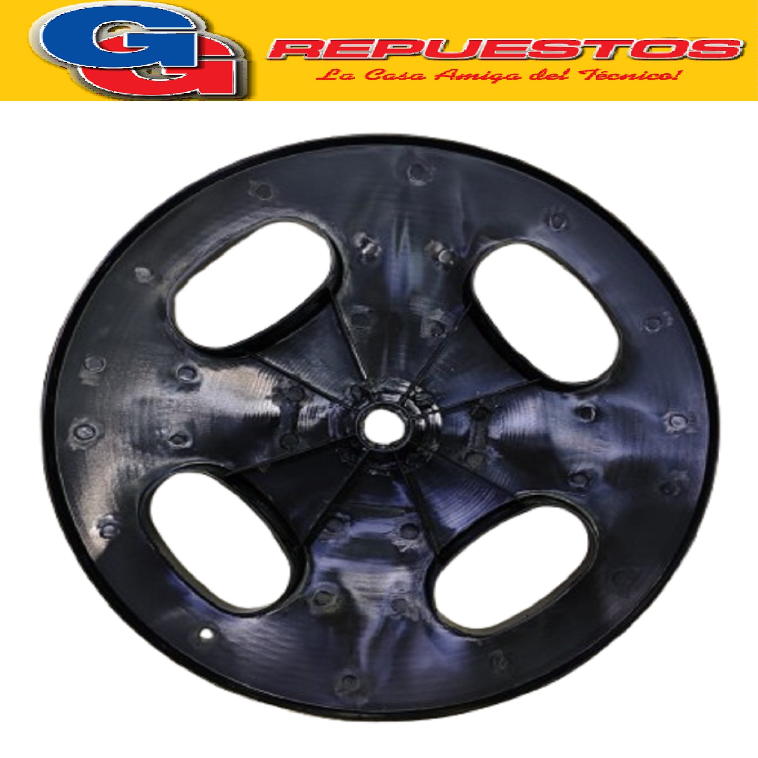 PIE BASE CON PERFORACIONES COLOR NEGRO PARA VENTILADOR LILIANA COMPATIBLE CON LOS MODELOS VPM20 / VPRC20 / VP2014 / VPC2014 / VPRN18 / VPRN20 / VPM2016 / VPCD1616 / VPSG18 / VPSG20 / GAR-20 / NEX20VP / MI20 / MI18 / VP18P / MI18PM / PAVP18PP / PAVP20 ZZVP1370