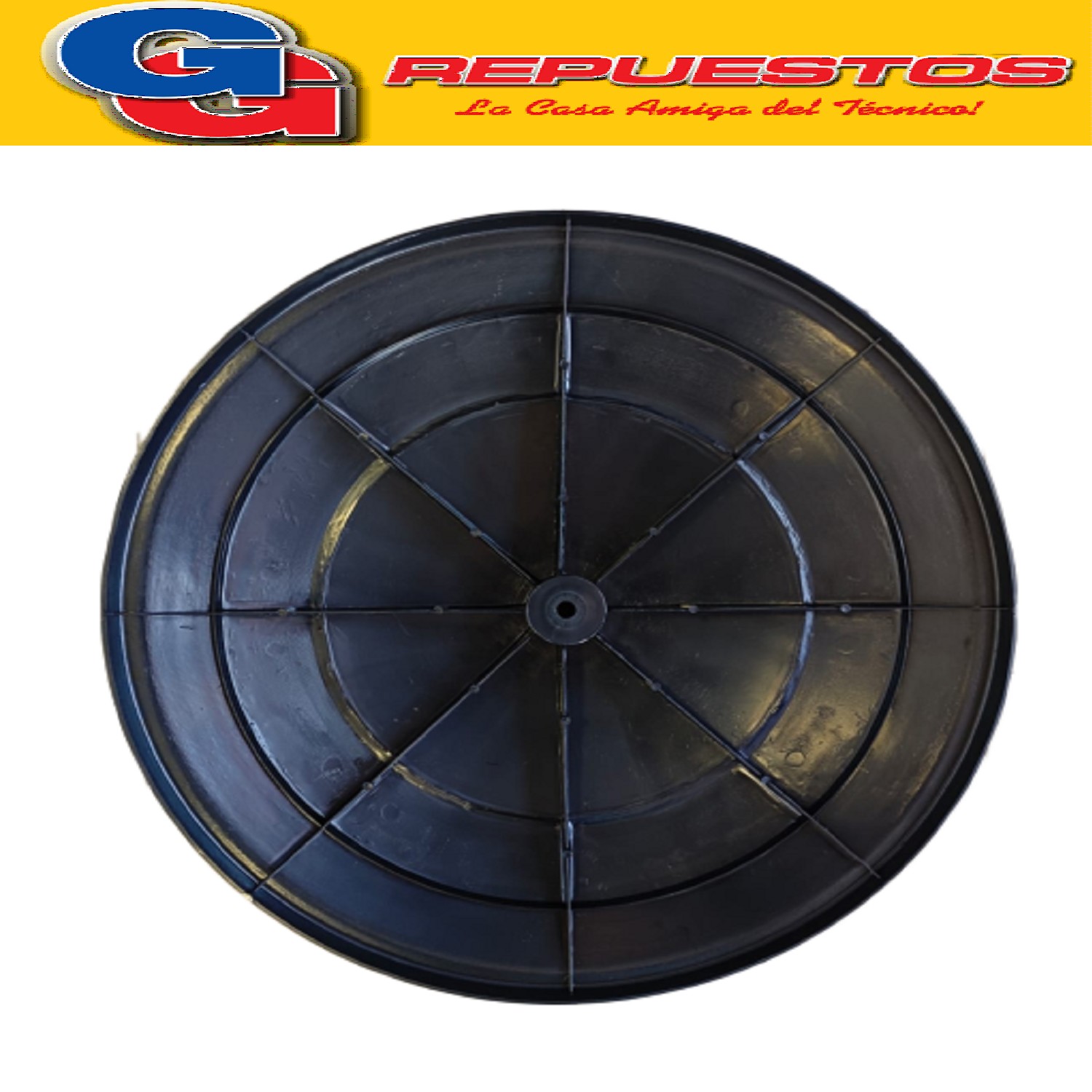 PIE BASE DE BARRAL PARA VENTILADOR INDUSTRIAL COLOR NEGRO LILIANA COMPATIBLE CON LOS MODELOS VIP30 / VPI27 DIAMETRO TOTAL 57CM DIAMETRO DE CALSE BARRAL 4CM ALTO TOTAL 9CM ZZVP1289
