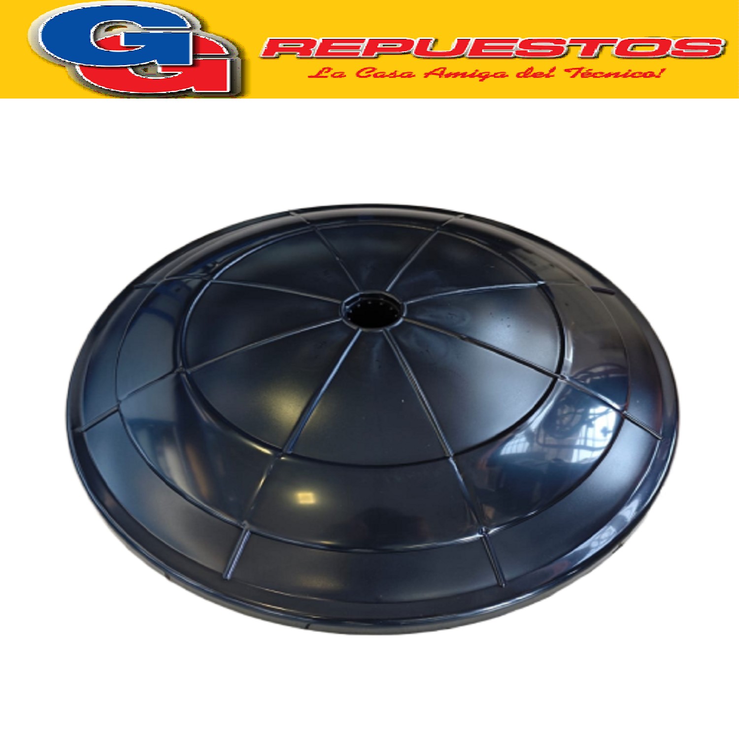 PIE BASE DE BARRAL PARA VENTILADOR INDUSTRIAL COLOR NEGRO LILIANA COMPATIBLE CON LOS MODELOS VIP30 / VPI27 DIAMETRO TOTAL 57CM DIAMETRO DE CALSE BARRAL 4CM ALTO TOTAL 9CM ZZVP1289