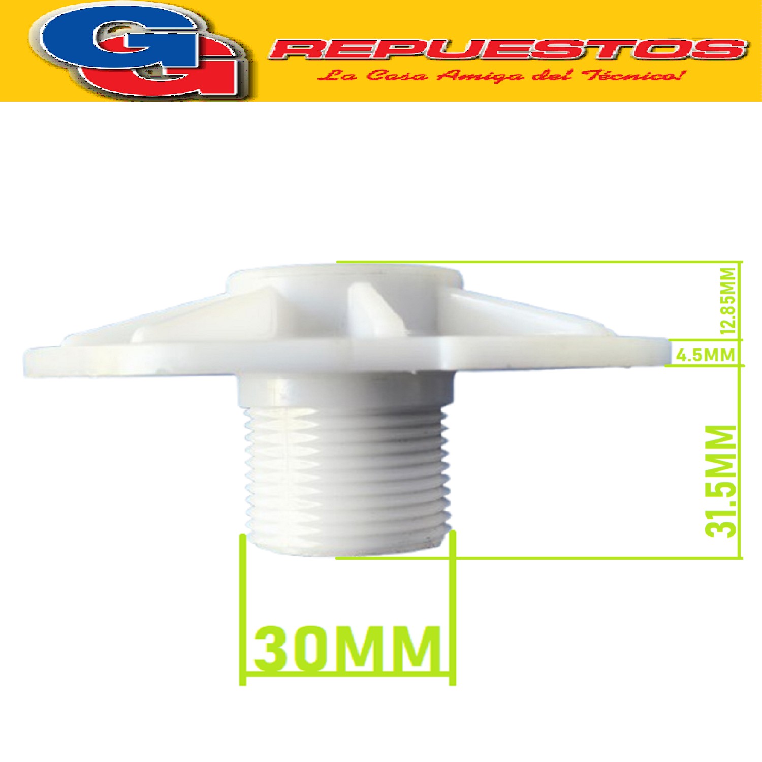 BUJE CON BRIDA CENTRAL DE LAVARROPAS PARA PHILCO PHSS010BM - TAMBIEN COMPRATIBLE CON ATMA-SIAM-MIDEA PHSS080B