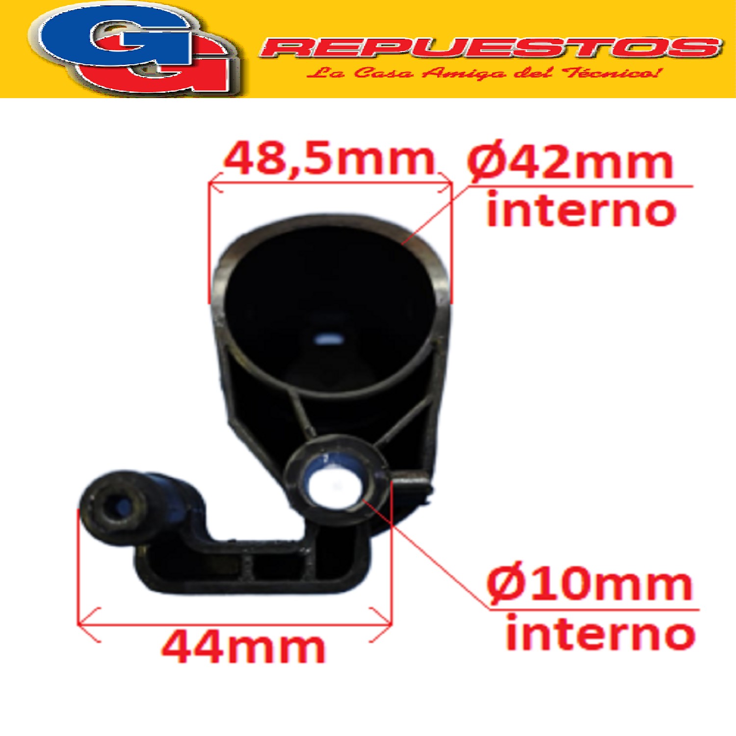 BOTELLON ORBITAL COLOR NEGRO NUEVO MODELO CODO VENTILADOR LILIANA COMPATIBLE CON LOS MODELOS VPRN18 / VPRN20 / VPM2016 / VPM2016CB ZZVP1632