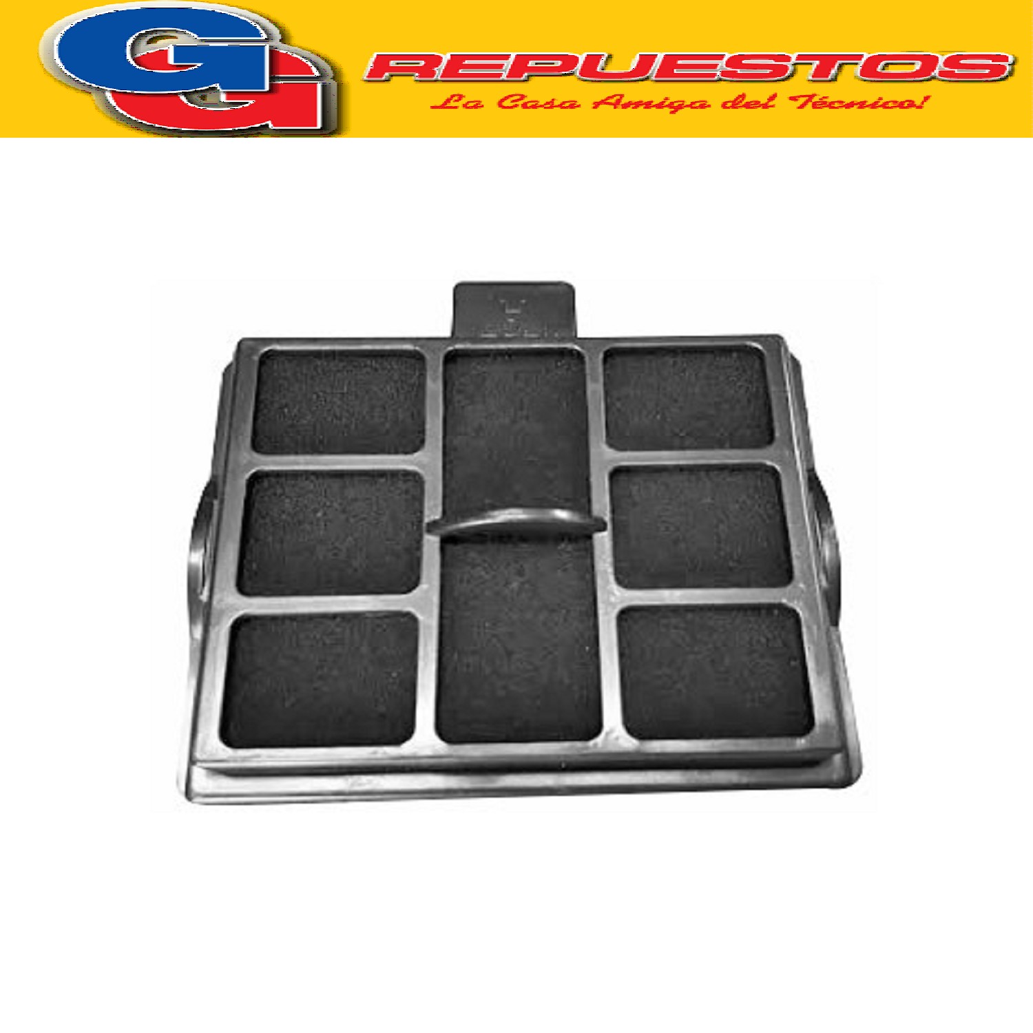 FILTRO DE ENTRADA CON MARCO PARA ASPIRADORA LILIANA COMPATIBLE CON LOS MODELOS LA930 / LA130 / LA756 ZZLA4613