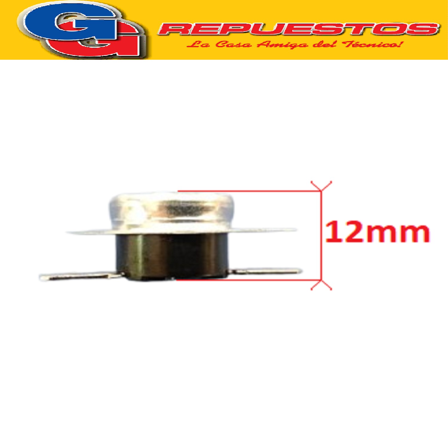 TERMOSTATO FIJO DE 75°C PARA ESTUFAS CALEFACTORES CONVECTOR  TIPO SPLIT CALOVENTORES LILIANA COMPATIBLE CON LOS MODELOS CAL35 / CP817 / CP827 / TC20 / TC30 / TC50 / CAL40 / CW800 / CWD900 / TWR40 / PVE60 / CAL50 / MIC40 / MIC30 / STE3030 / STE1515 ZZCP4980
