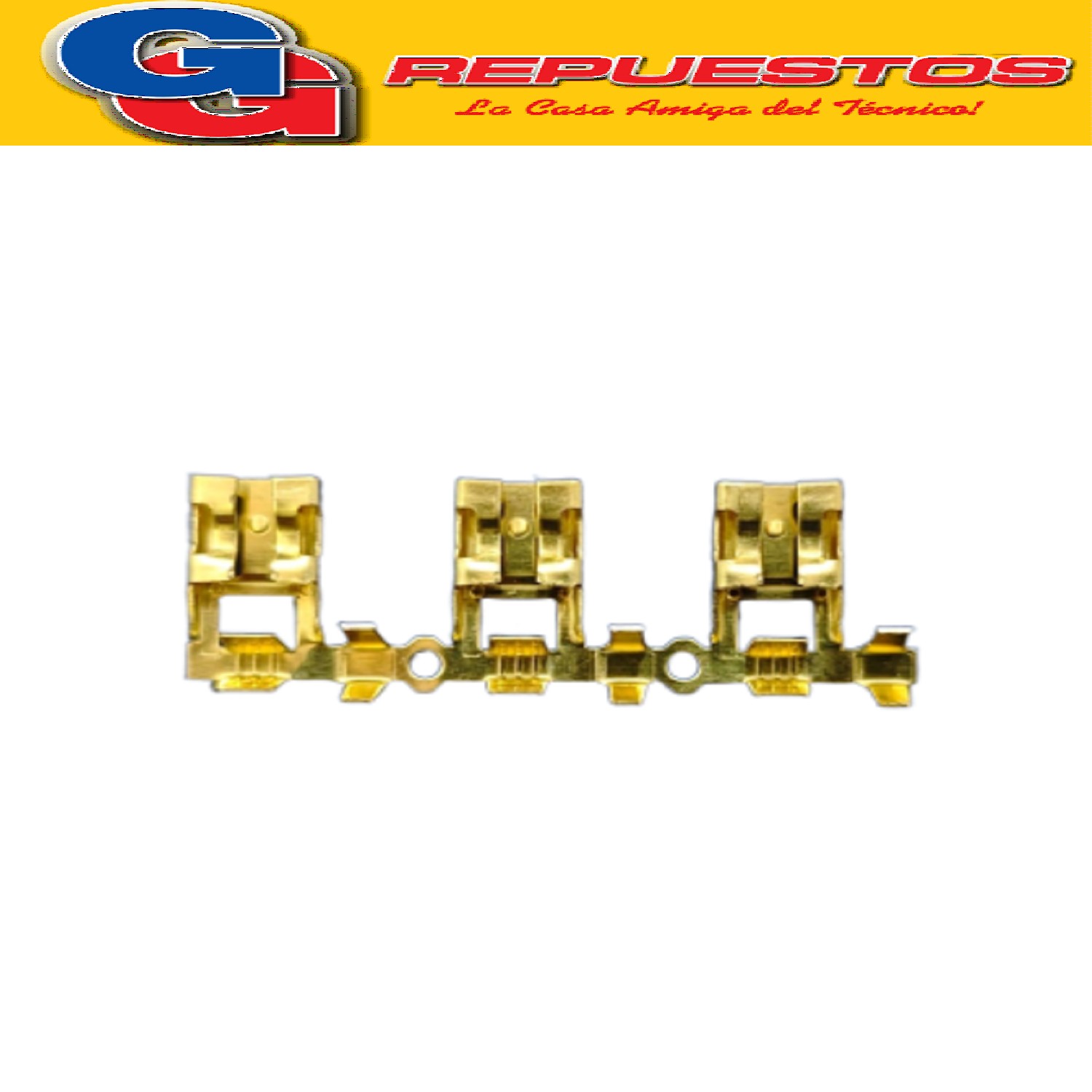 CONJUNTO 3 TERMINALES PALA BANDERA HEMBRA PARA PALA MACHO DE 6.35 PARA VERTICALEFACTORES LILIANA COMPATIBLE CON LOS MODELOS CV026 / CV027 / CVWB01 / CVWB04 TERMINAL TRIPLE ZZMP5427