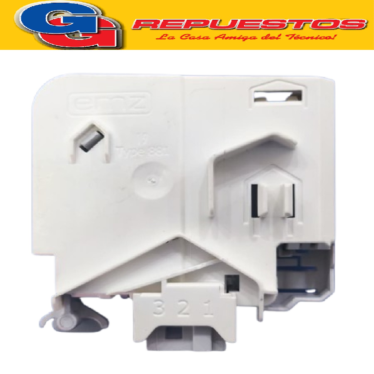 BLOCAPUERTA DE LAVARROPAS EMZ BOSCH LOGIXX VARIOS WAP20320GR -WAS24720GR-WAP20360EE-
BLOCAPUERTA LAVARROPAS BOSCH DE 3 CONTACTOS 250V EG-380710 20524A 1-2: 16A(6)A
00633765-00619468 (BOSCH)